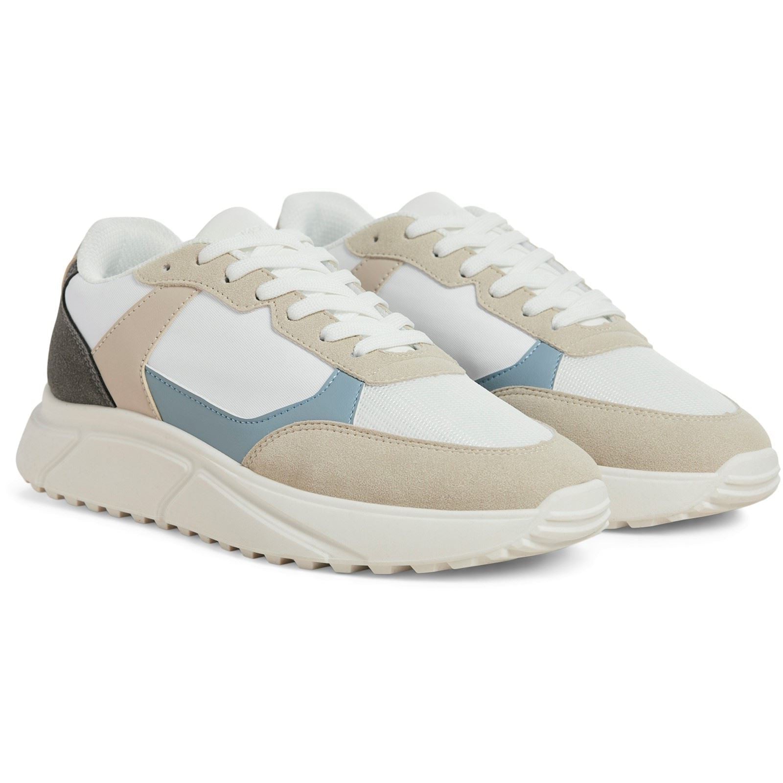 Jack & Jones Aspire Runner Polyurethane Men's Moonbeam/Citadel Trainers