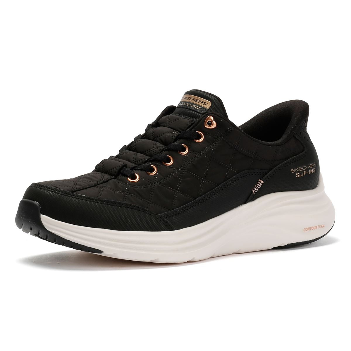 Skechers Slip-Ins Contour Foam Cozy Fit Women's Black Trainers