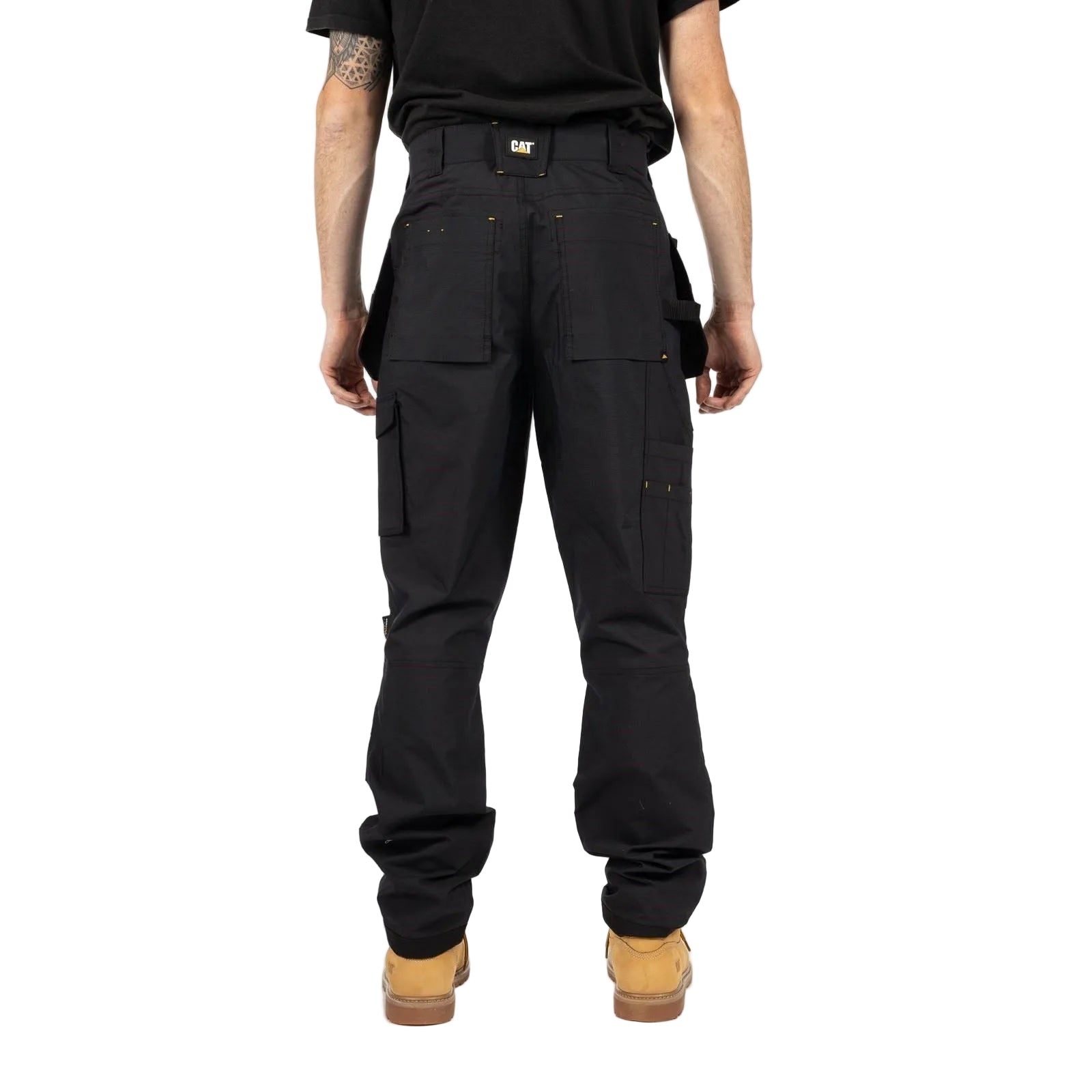 Caterpillar Nexus Holster Stretch Pocket Cotton Men's Black Outdoor Trousers