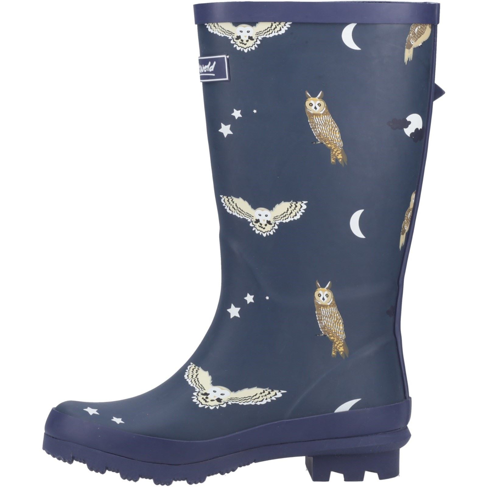 Cotswold Woodland Rubber Junior Owls Wellington Boots