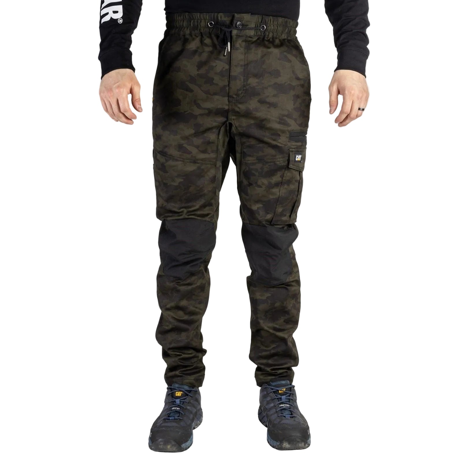 Caterpillar Men's Dynamic Trousers in Night Camo