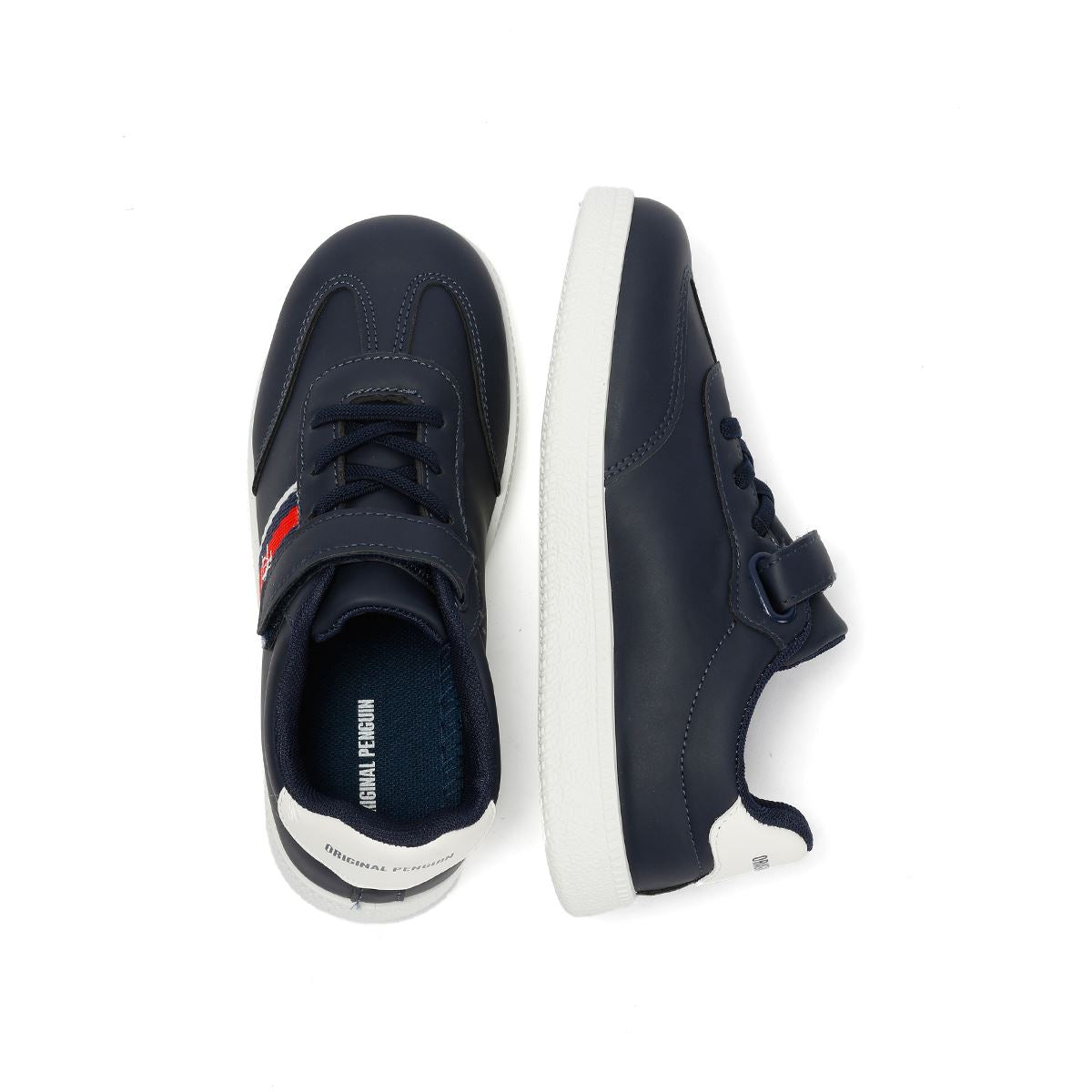 Penguin Junior Soop Navy/White Trainers