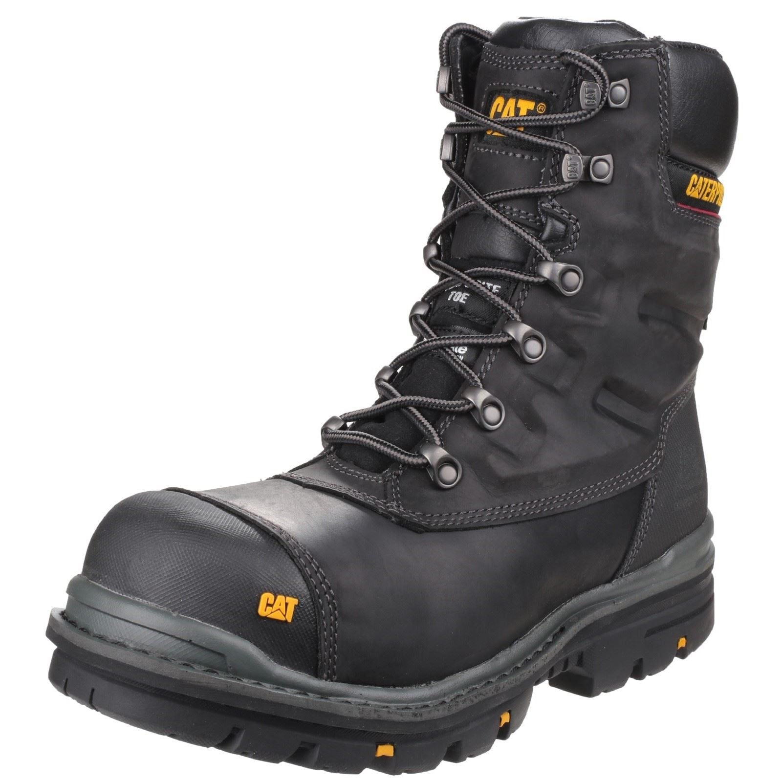 Caterpillar Men's Premier Waterproof Safety Boot in Black