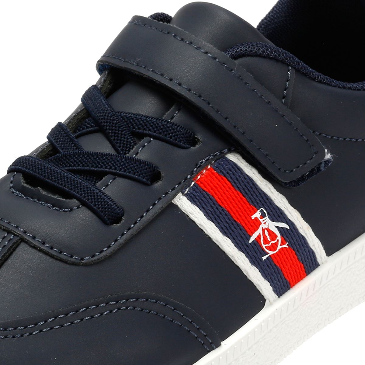 Penguin Junior Soop Navy/White Trainers