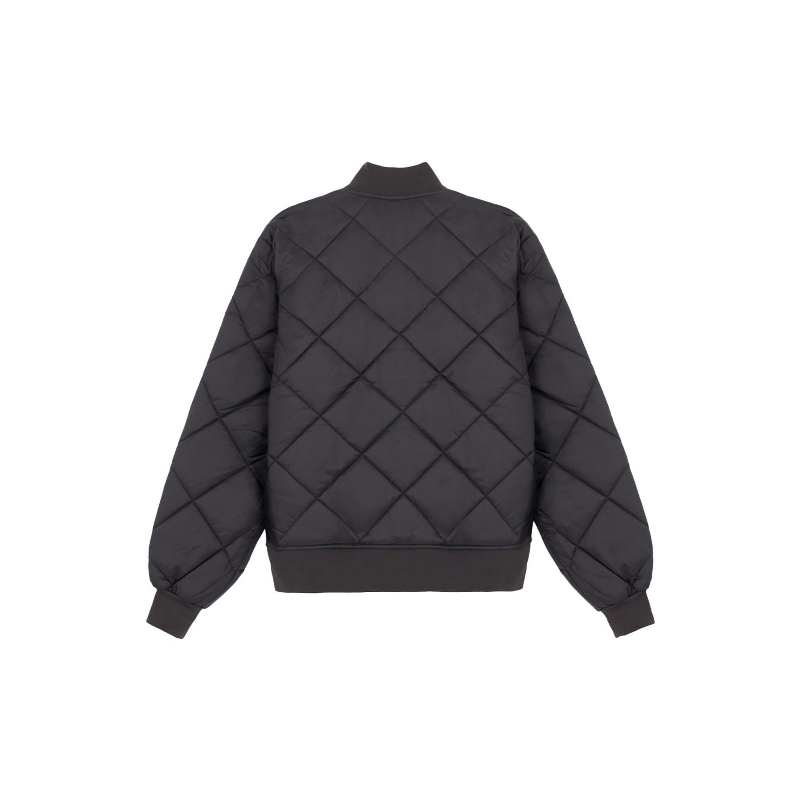 Dickies Men's Diamond Quilted Nylon Jacket in Black
