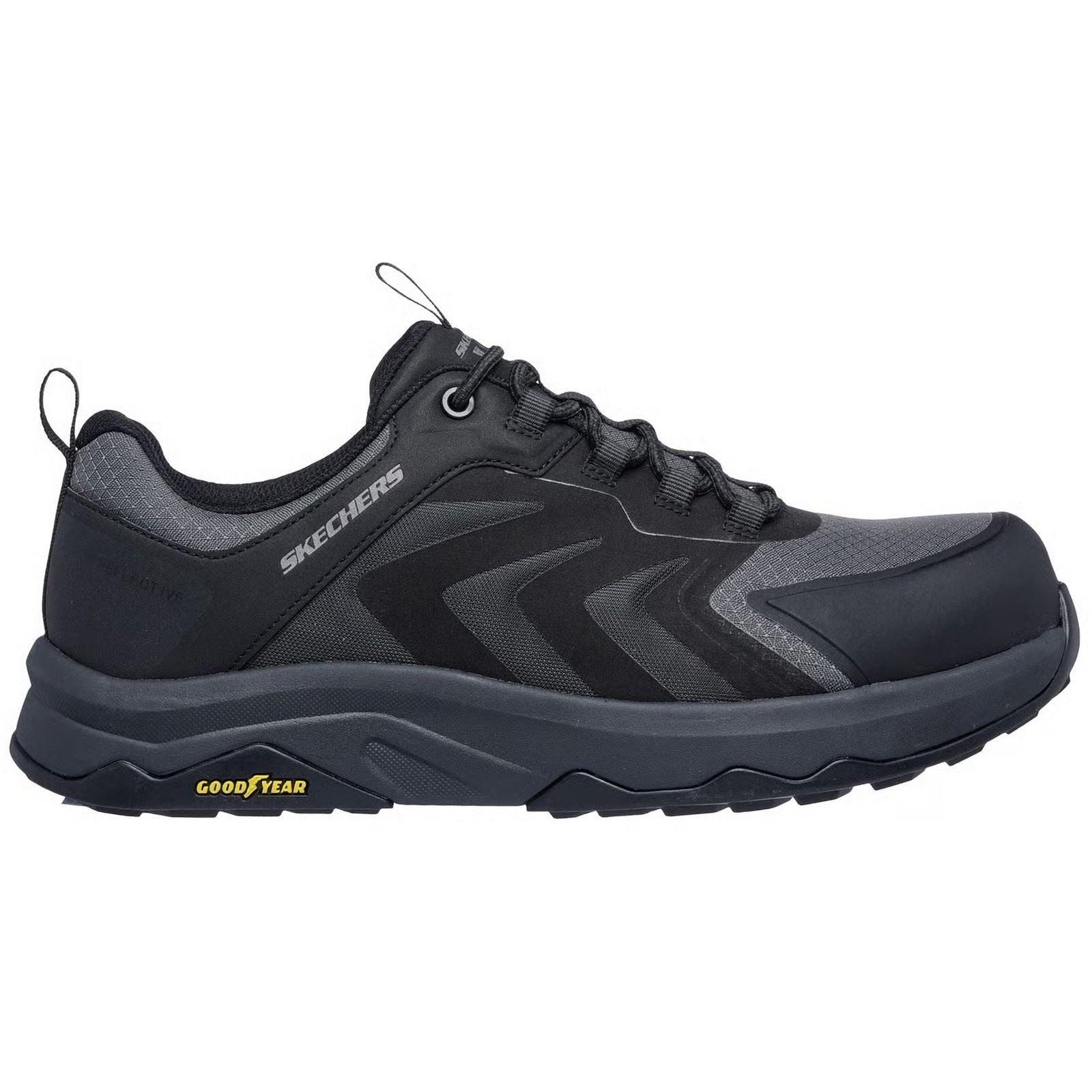 Skechers Workwear Speed-Flex Trekker Nylon Men's Black Safety Trainers