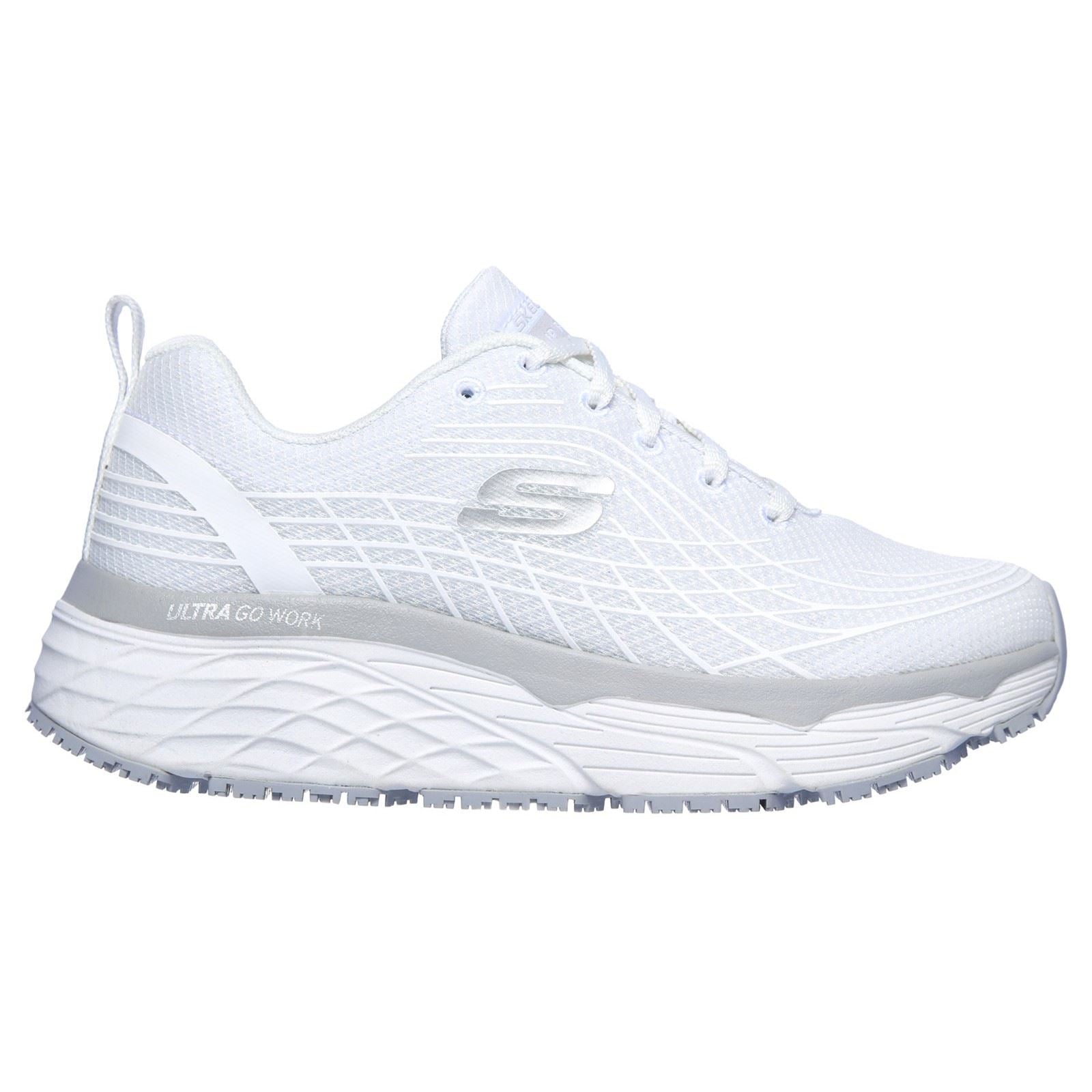 Skechers Workwear Max Cushioning Elite Sr Textile Women's White Safety Trainers