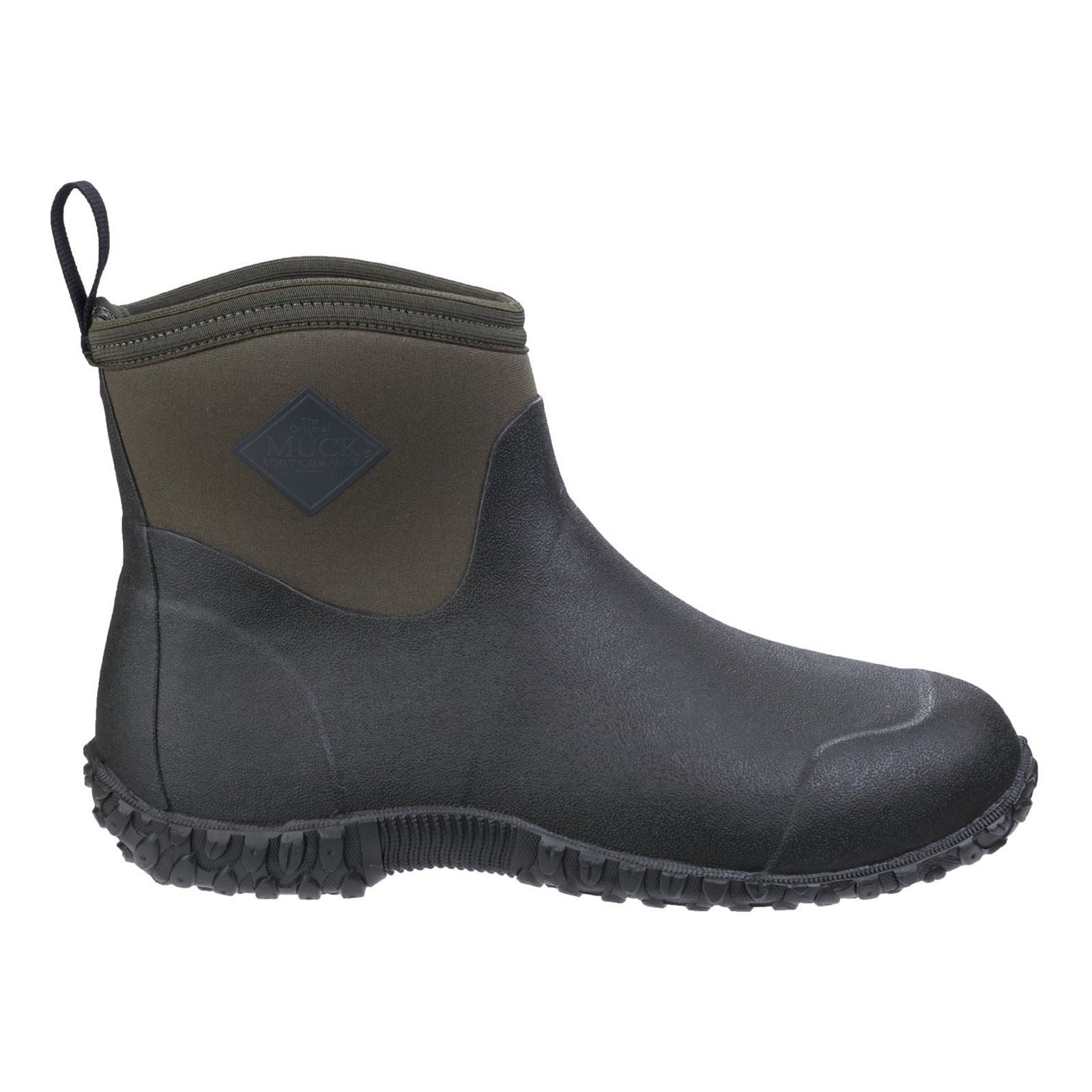 Muck Boots Men's Muckster II Ankle All Purpose Lightweight shoe in Black/Moss