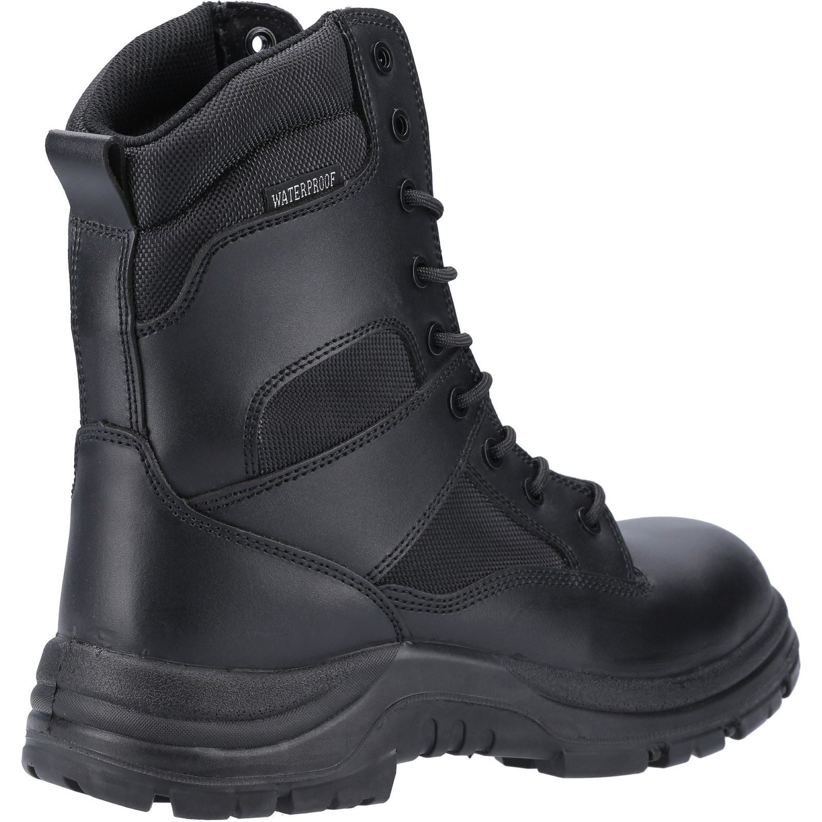 Amblers Safety Combat Hi-Leg Waterproof Metal Free Boot in Black