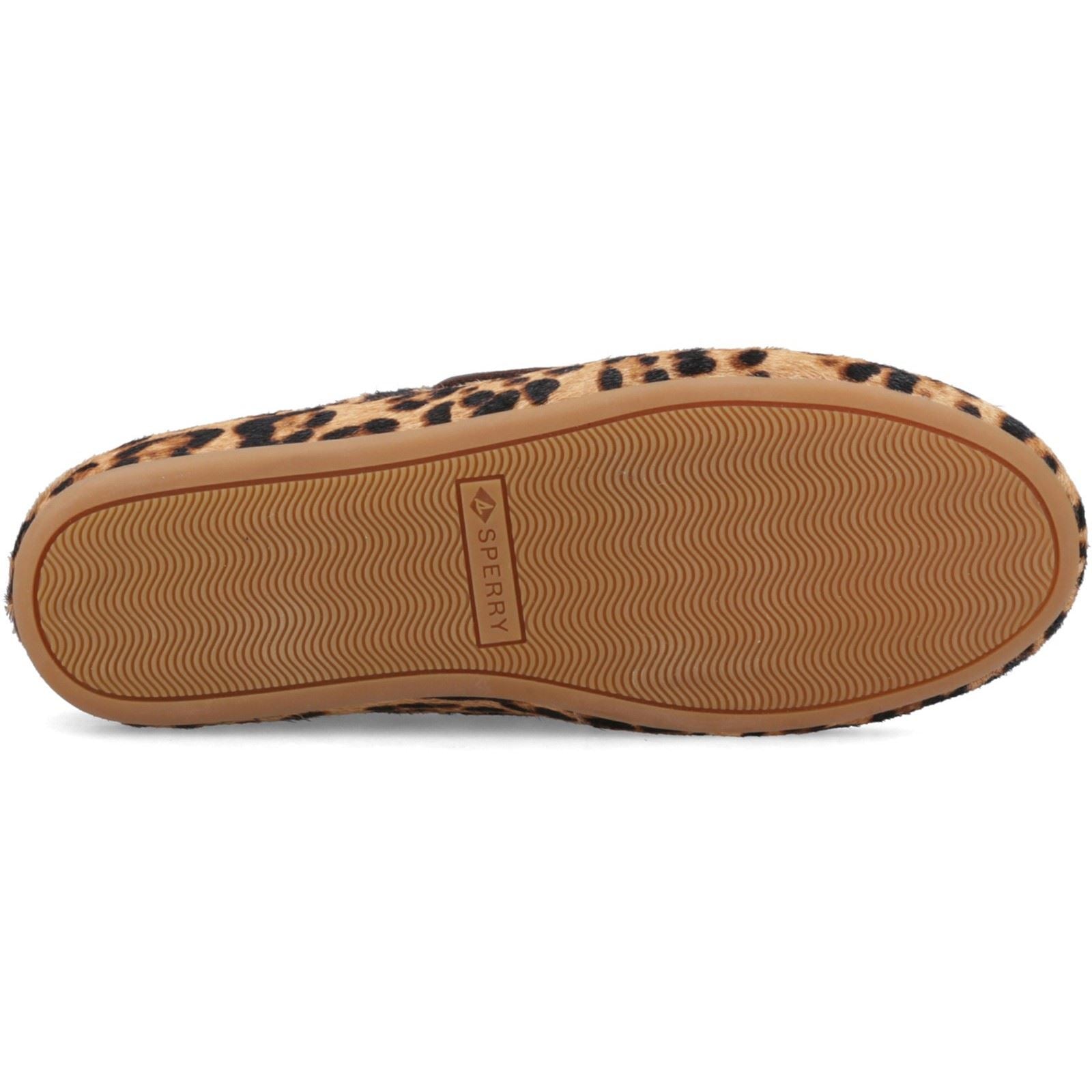 Sperry Slimboat Leather Women's Leopard Standard Boat Shoes
