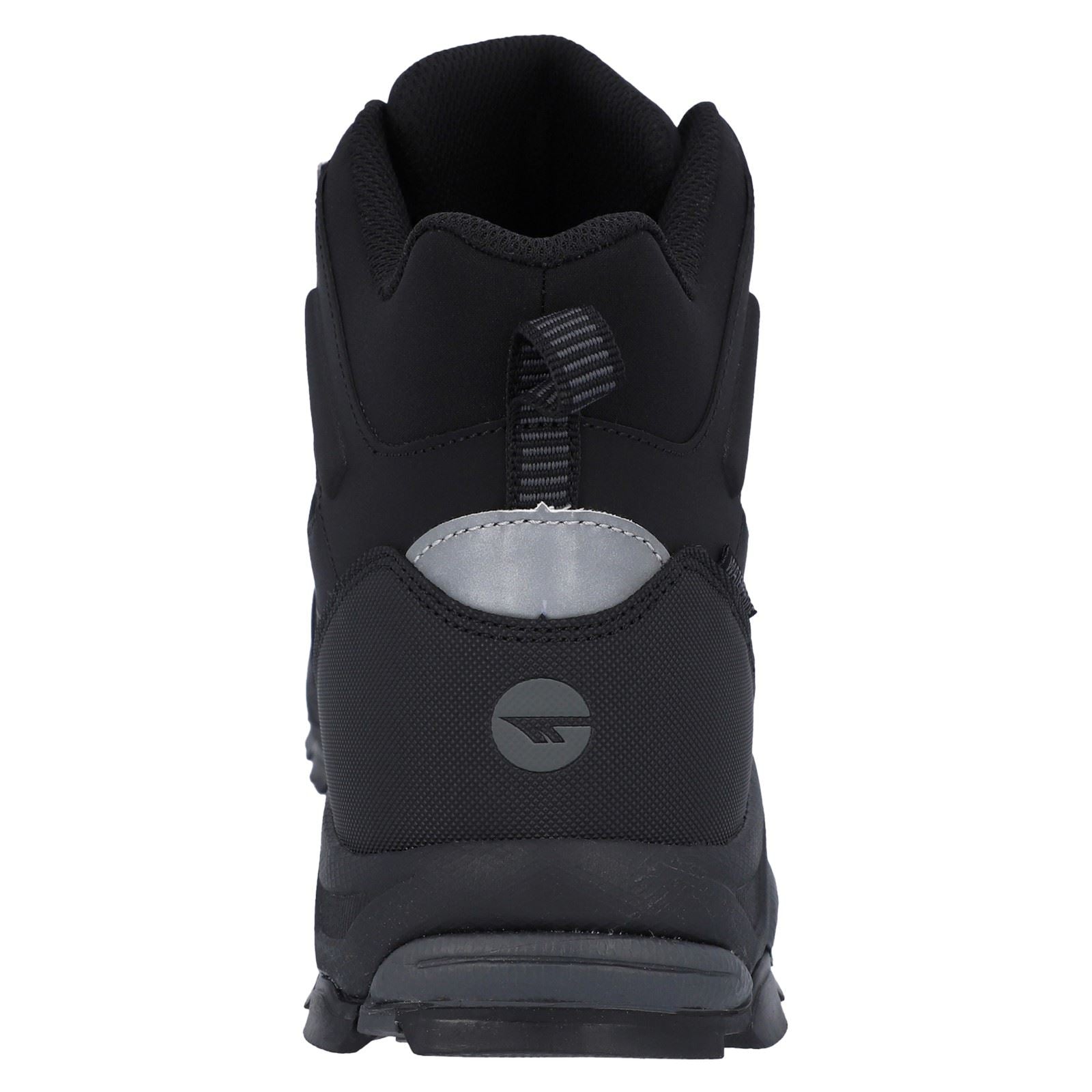 Hi-Tec Jackdaw Mid WP Polyester Men's Black/Carbon Grey Hiking Boots