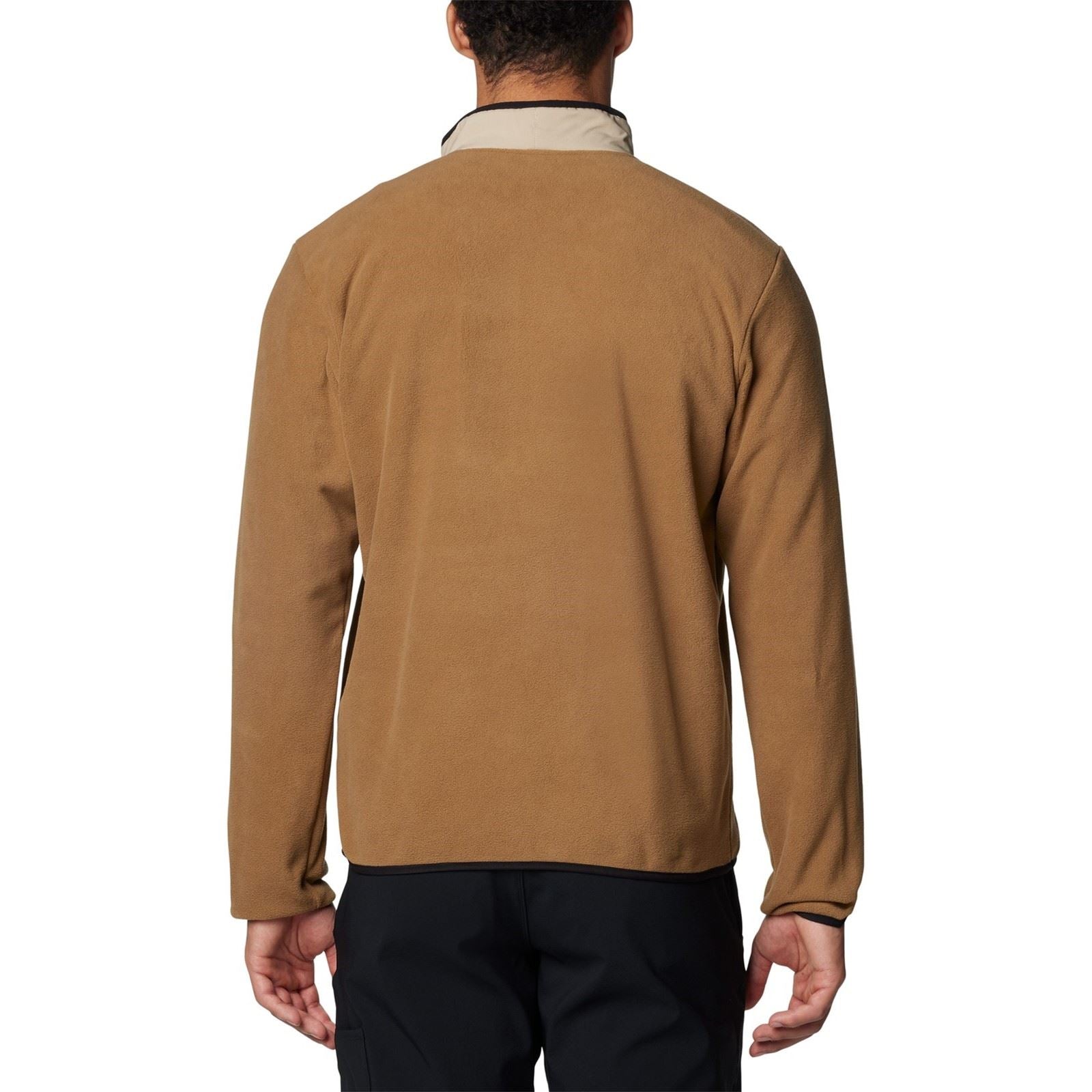Columbia Sequoia Grove Half Zip Fleece Polyester Men's Brown Zip Neck Pullovers