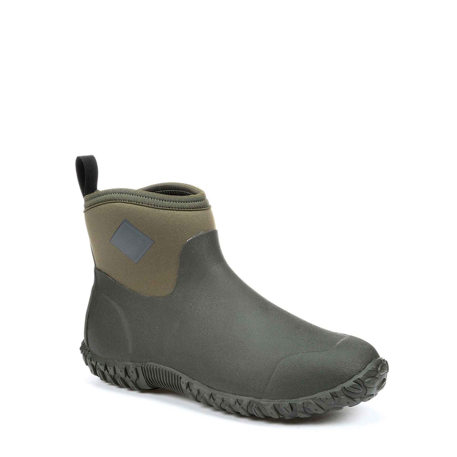 Muck Boots Men's Muckster II Ankle All Purpose Lightweight shoe in Black/Moss