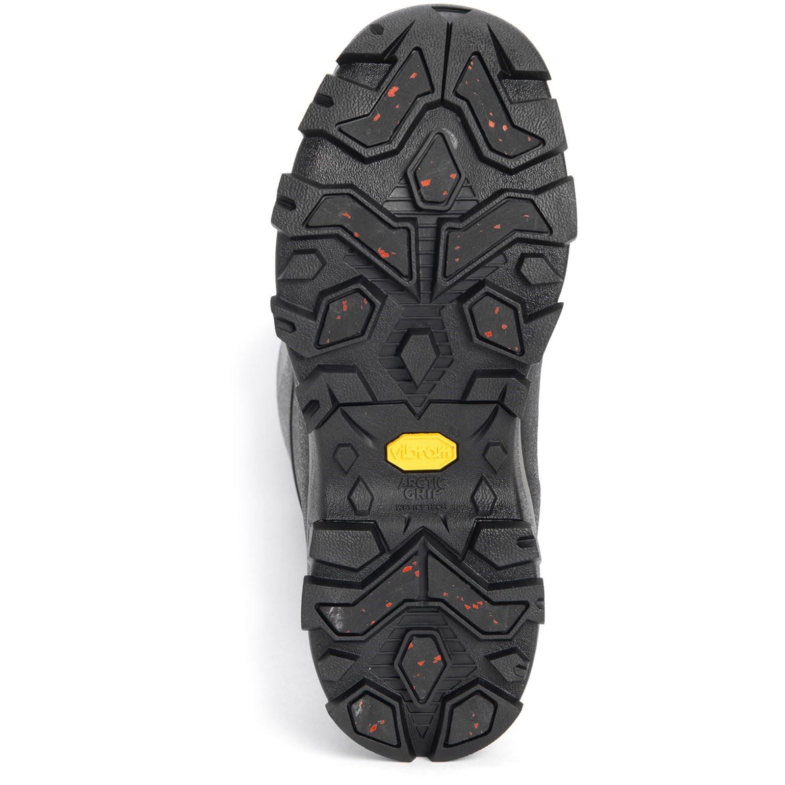 Muck Boots Women's Arctic Ice Tall Wellingtons in Black/Grey Geometric