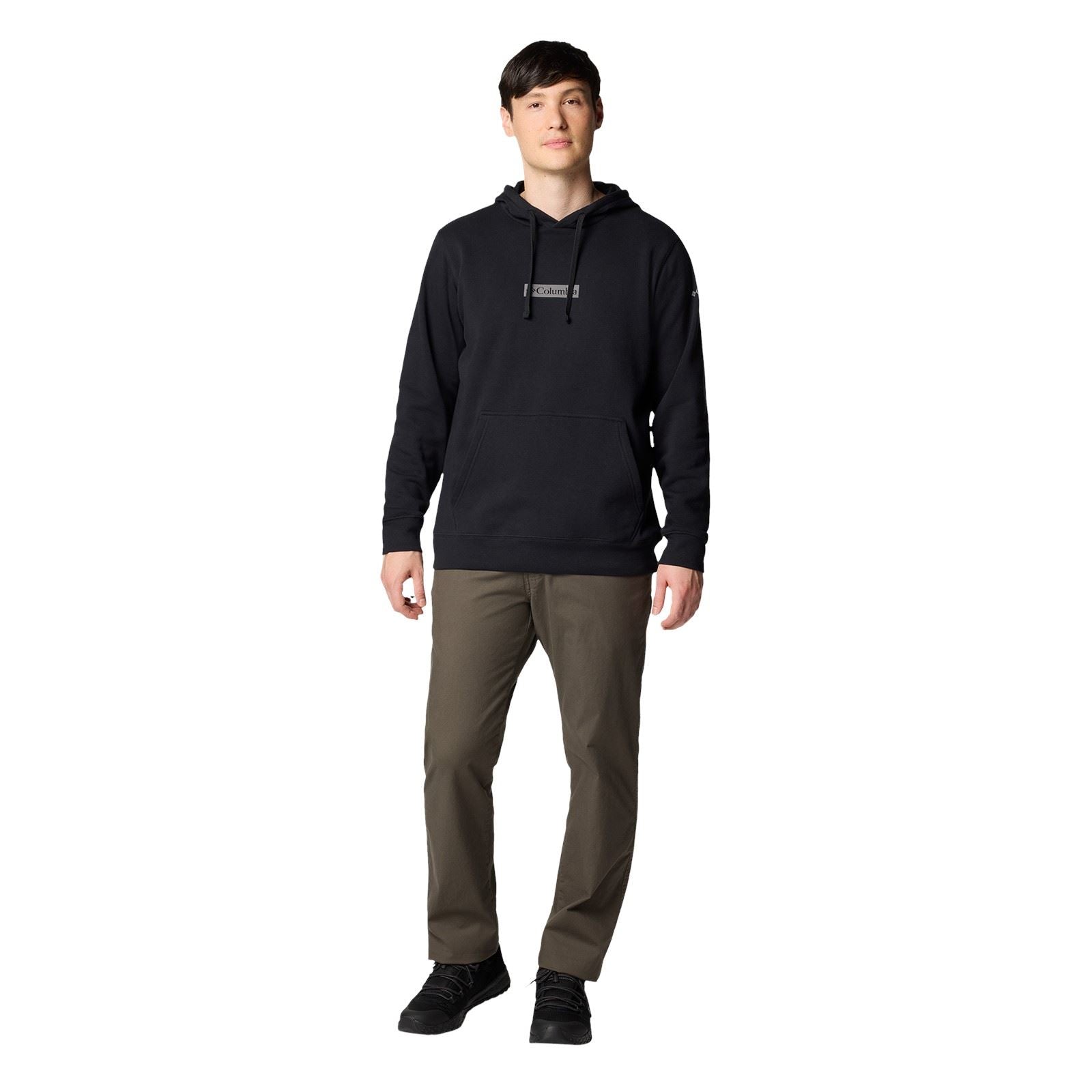 Columbia Columbia Trek Cotton Men's Black Hooded Sweatshirt