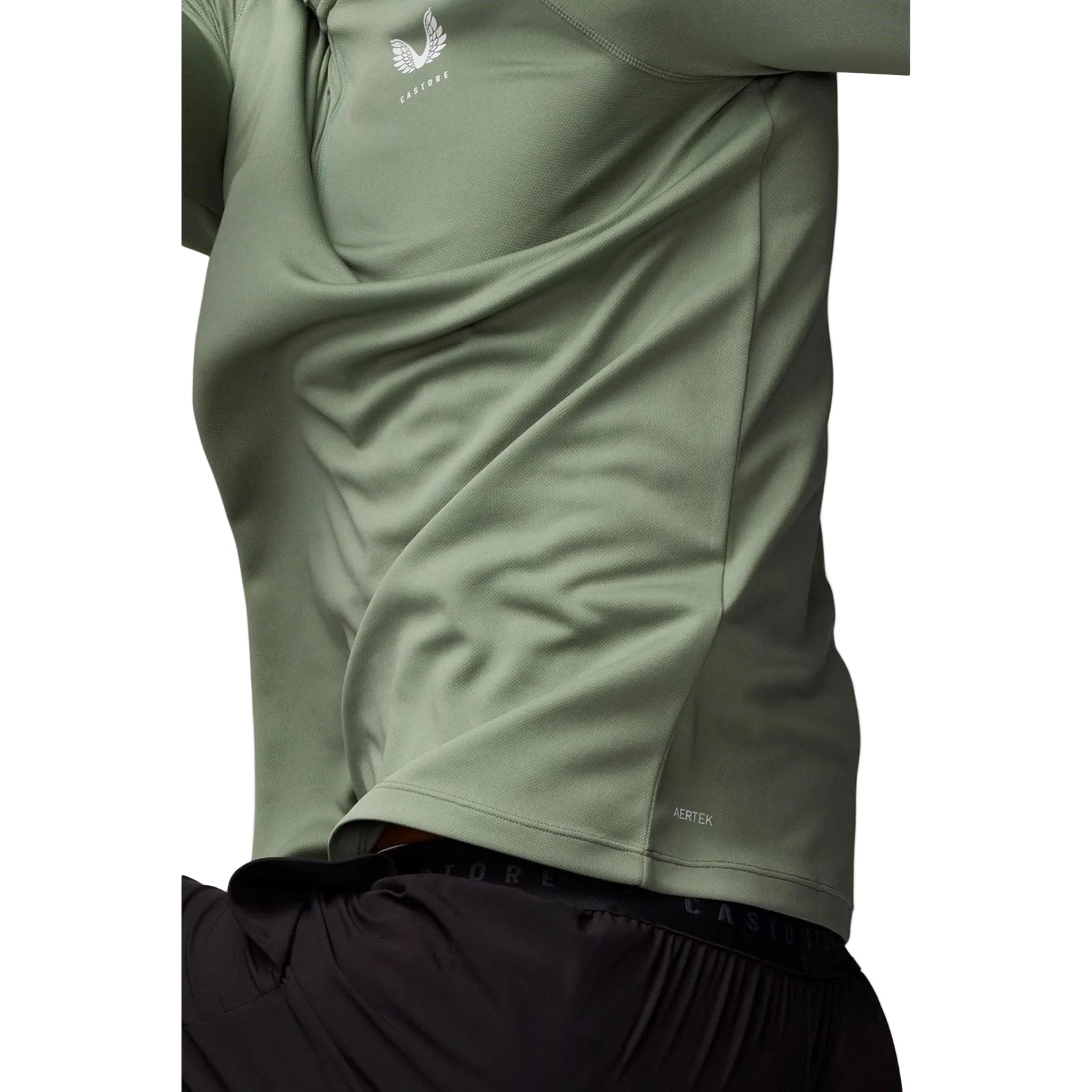 Castore Adapt Training 1/4 Zip Top Polyester Men's Blue Activewear T-Shirts