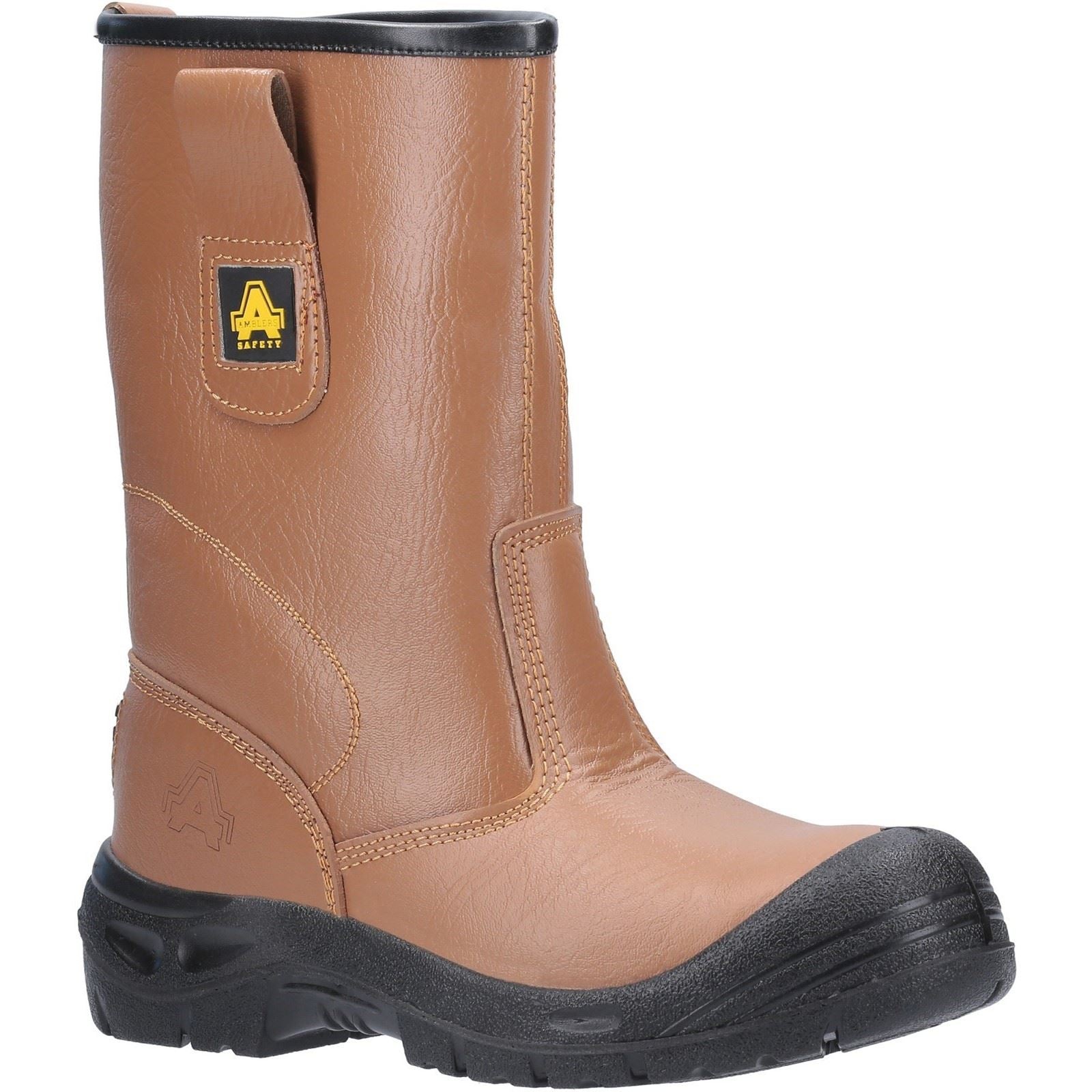 Amblers Safety FS142 Water Resistant Pull On Safety Rigger Boot in Tan