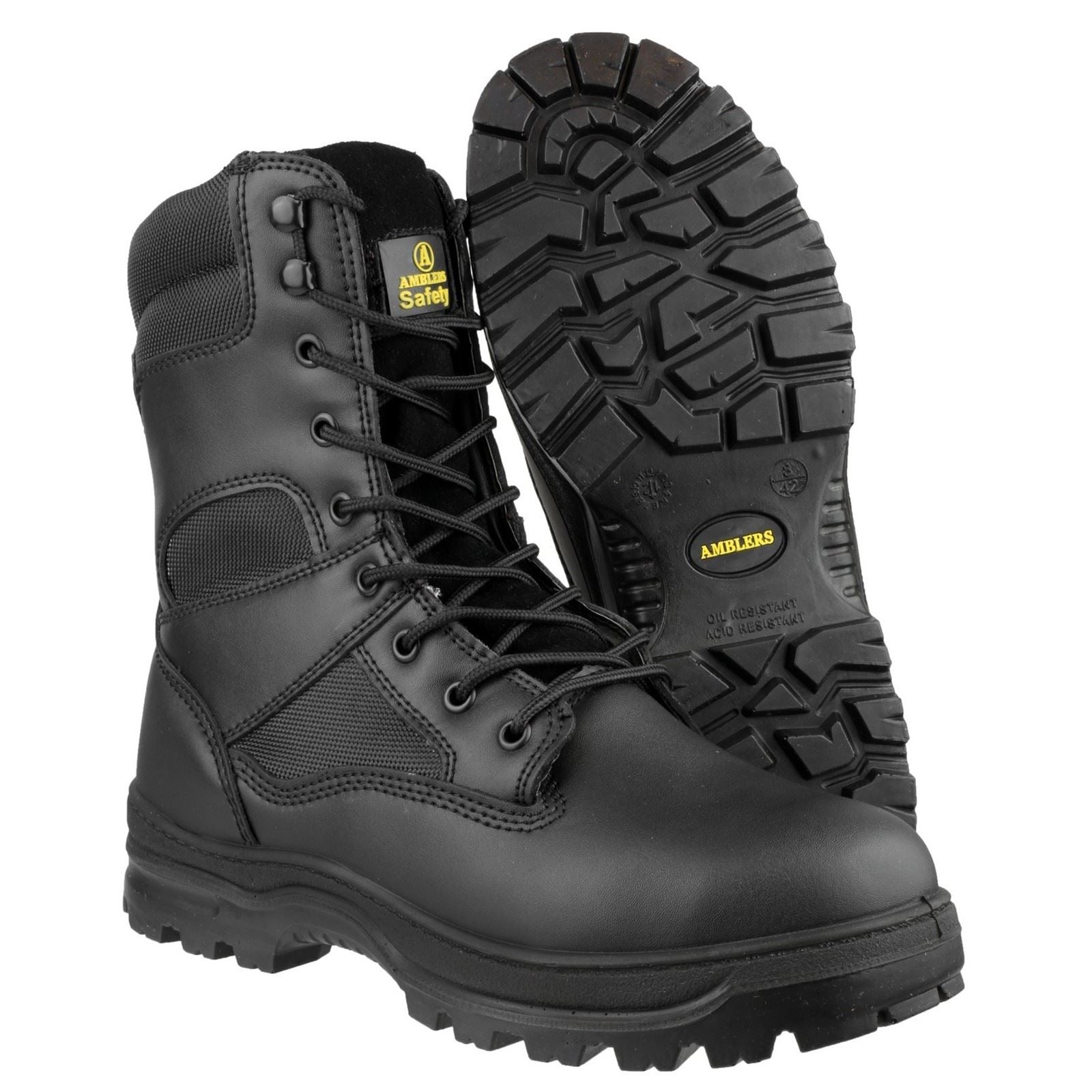 Amblers Safety FS008 Hi leg Safety Boot in Black