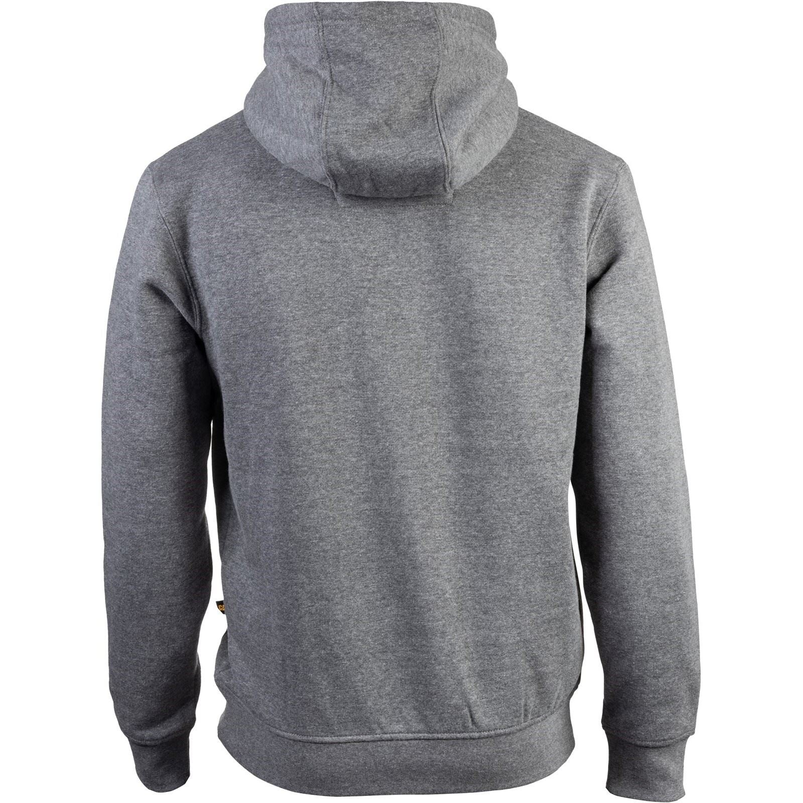 Caterpillar Men's Trademark Hooded Sweatshirt in Heather Grey