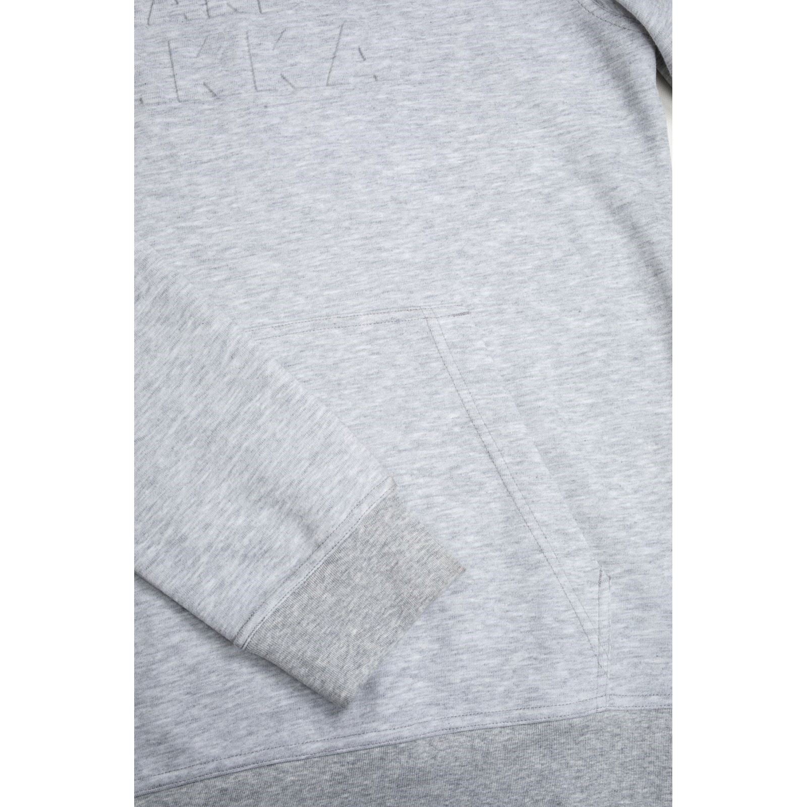 Hard Yakka Men's Embossed Pullover Hoodie in Light Grey Marle