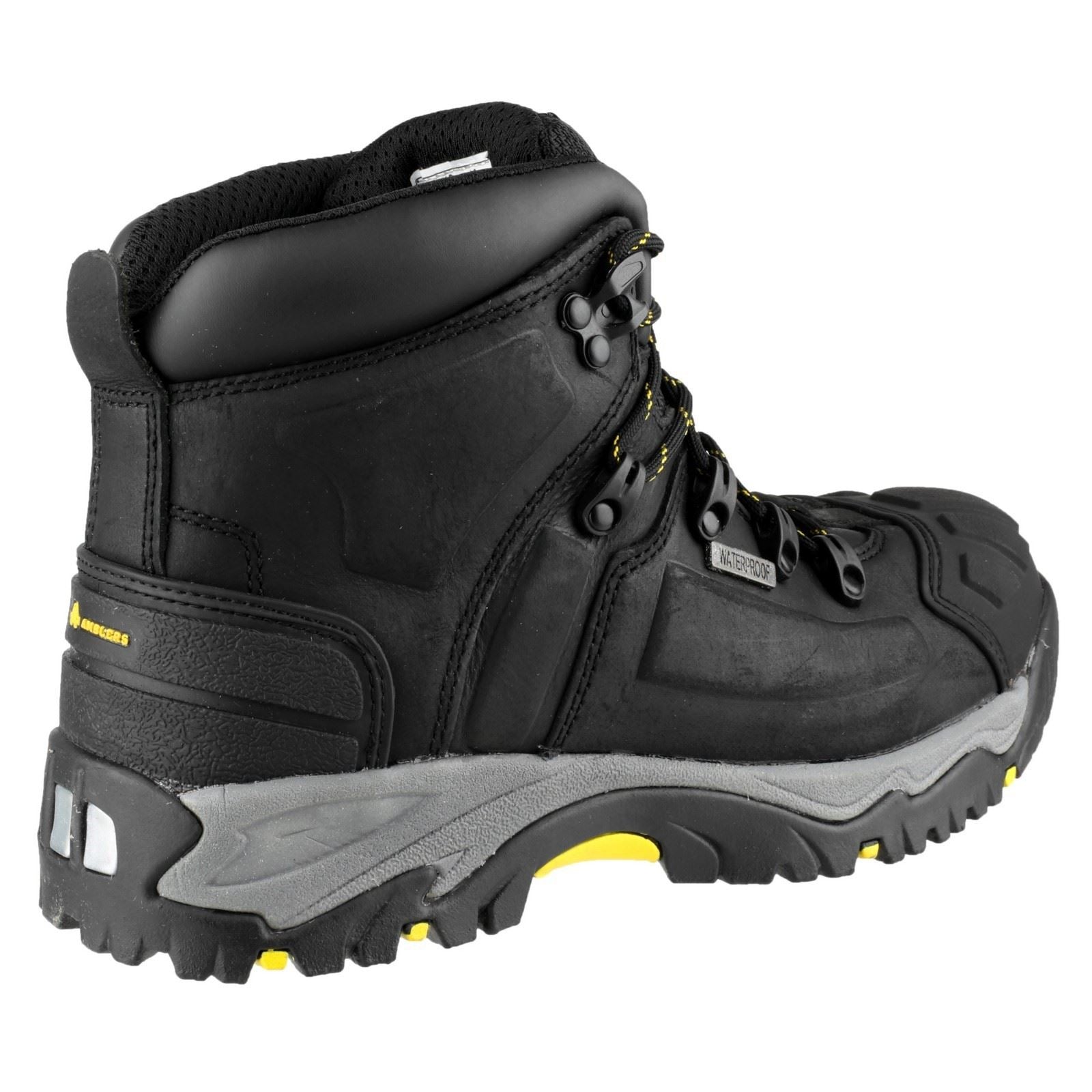 Amblers Safety Men's AS803 Waterproof Wide Fit Safety Boot in Black
