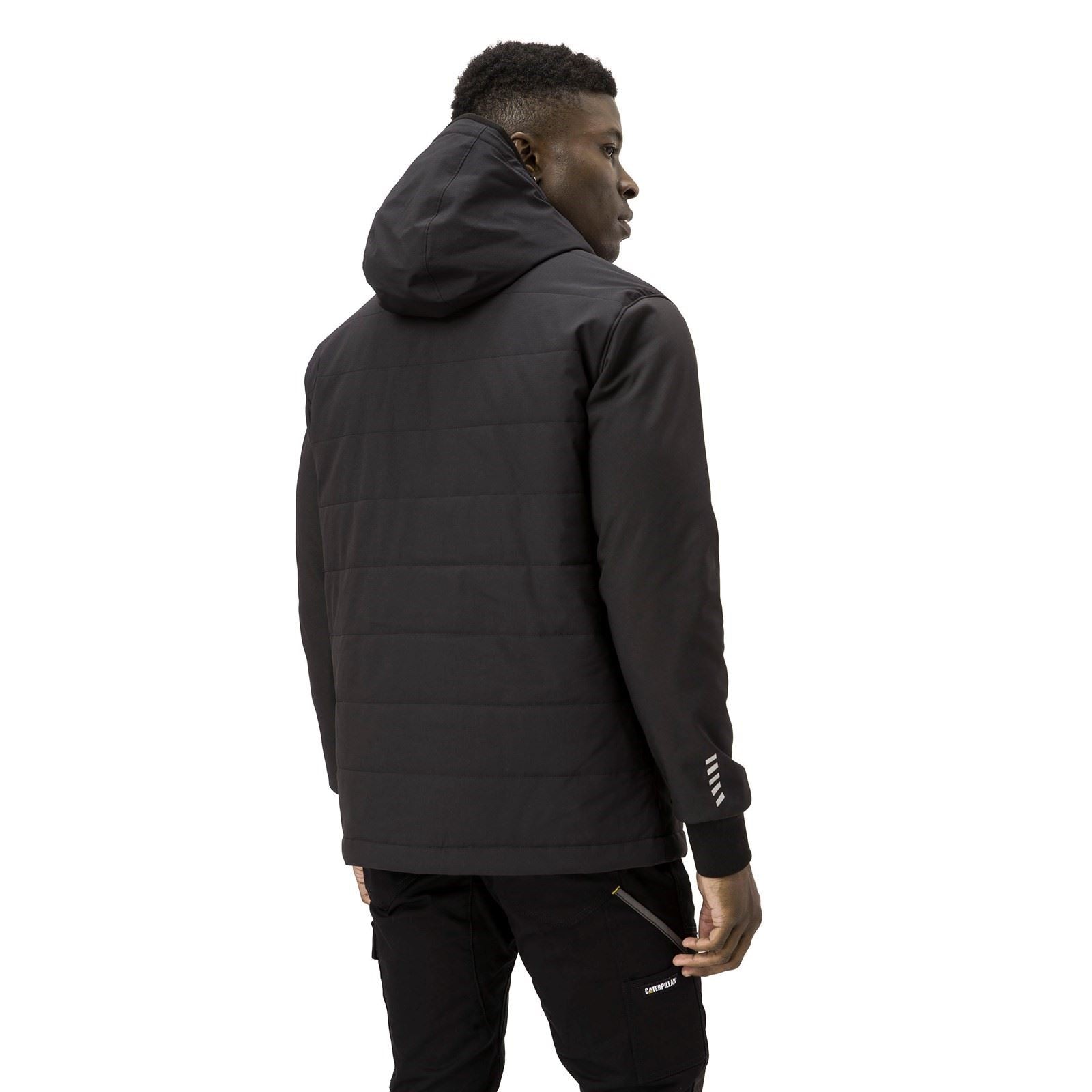 Caterpillar Men's Tech Hybrid Jacket in Black