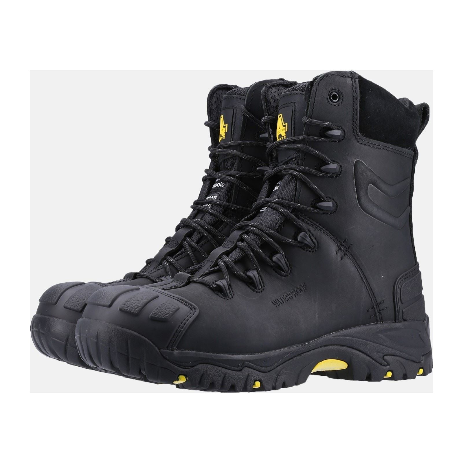 Amblers Safety FS999 Hi Leg Composite Safety Boot With Side Zip in Black