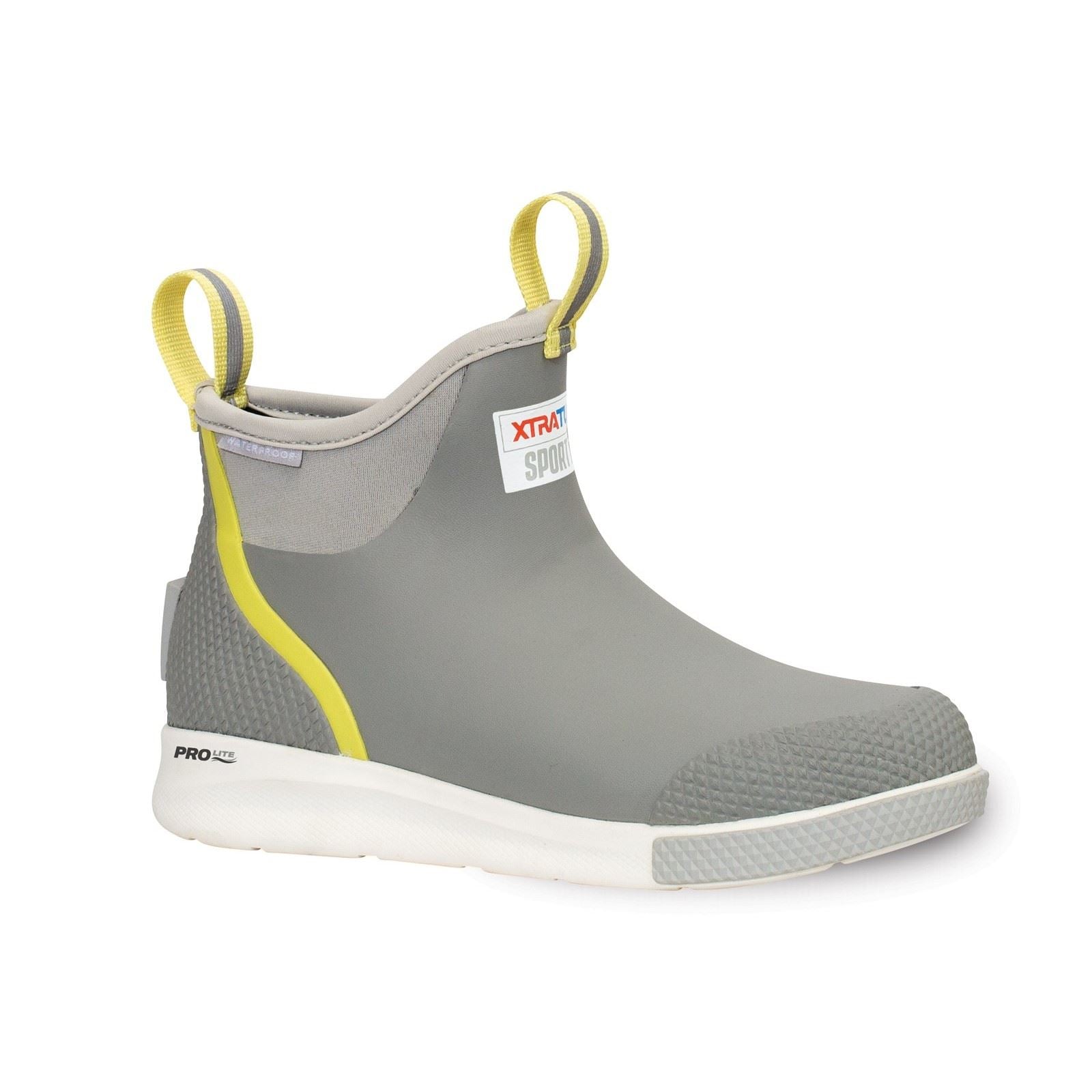 Xtratuf Women's Ankle Deck Boot Sport in Grey/Yellow