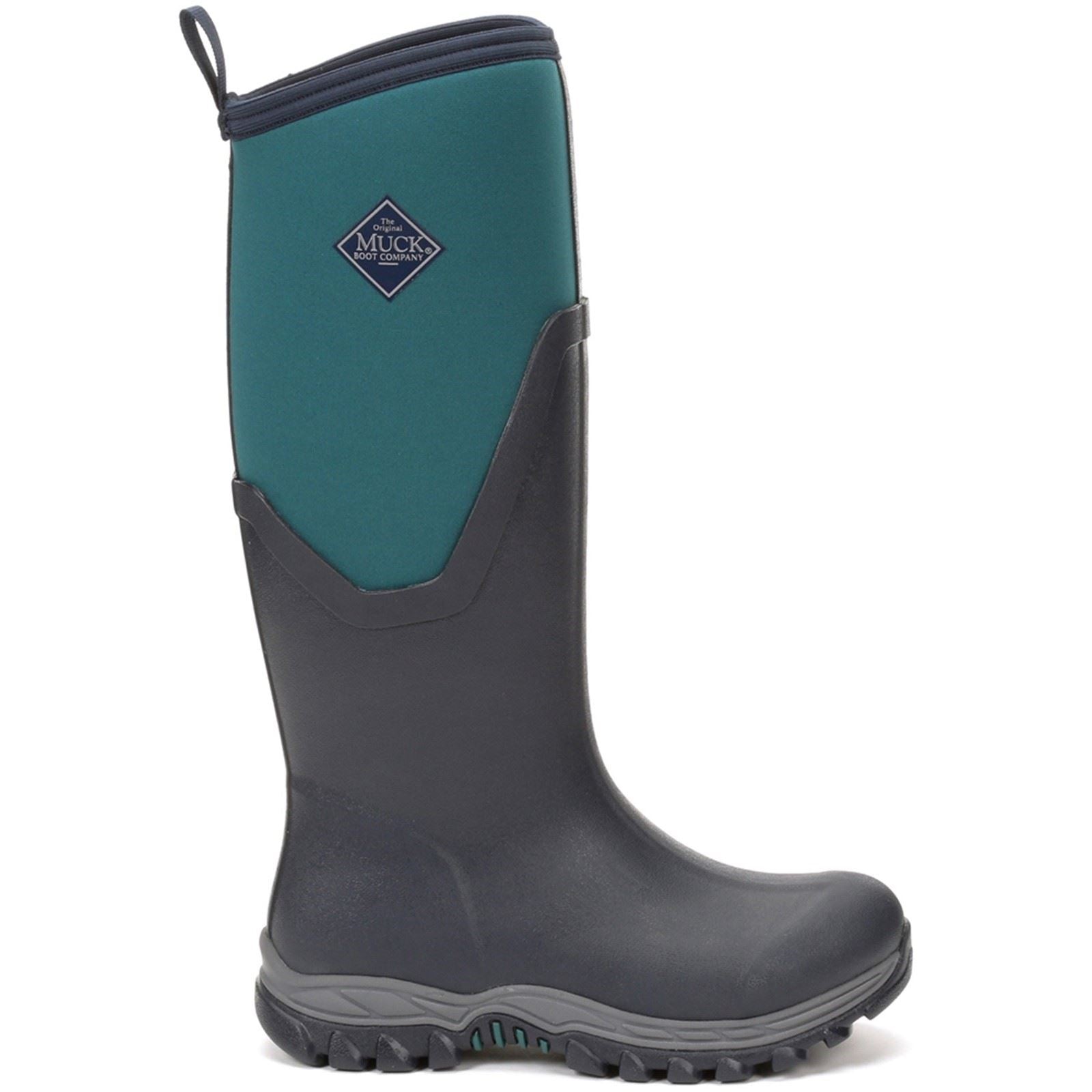 Muck Boots Women's MB Arctic Sport II Tall Wellingtons in Navy/Spruce