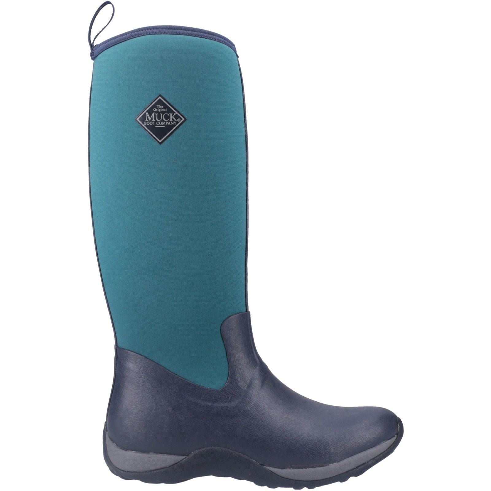Muck Boots Arctic Adventure Synthetic Women's Navy/Spruce Winter Knee High Boots