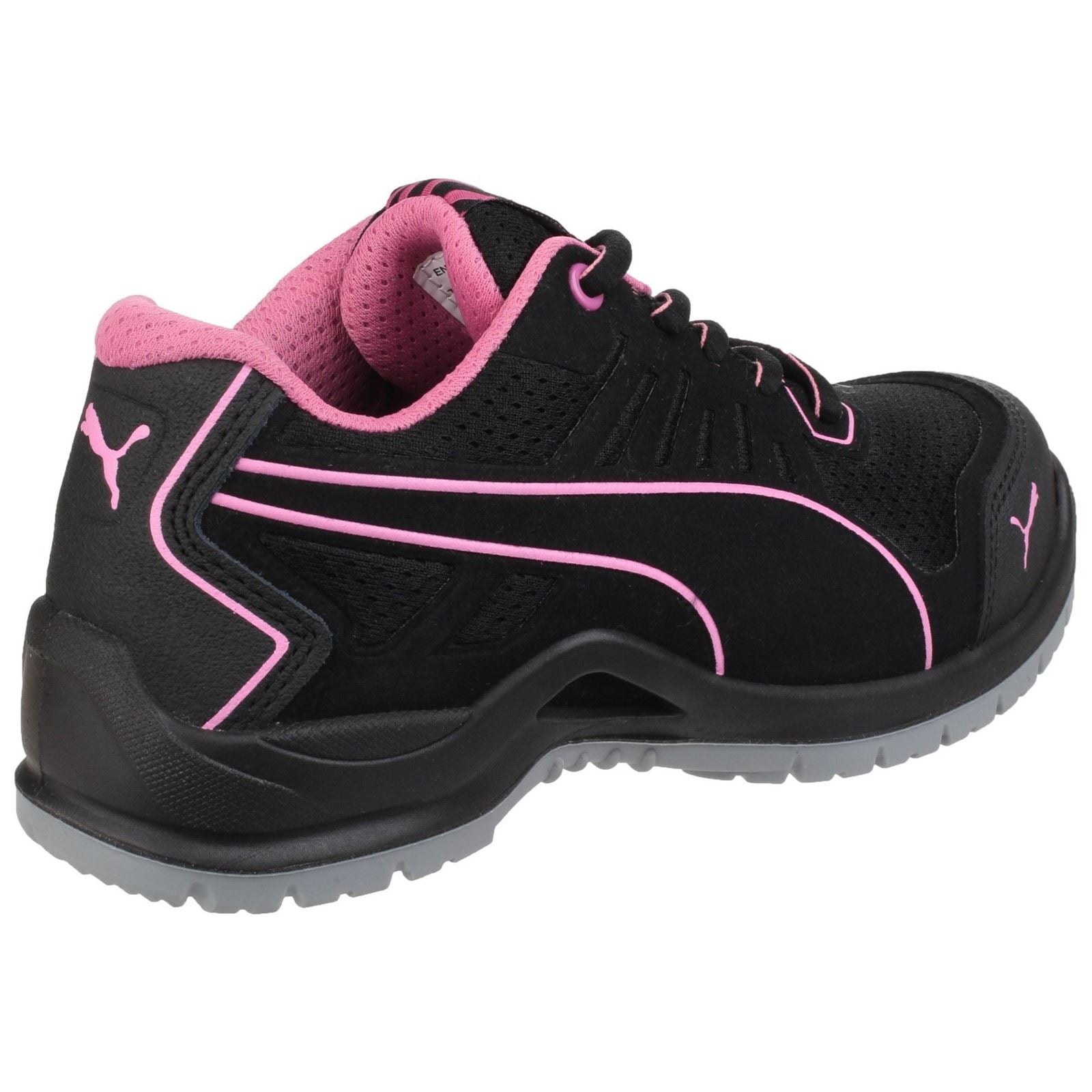 Puma Safety Women's Fuse Tech Lightweight Ladies Safety Trainer in Black