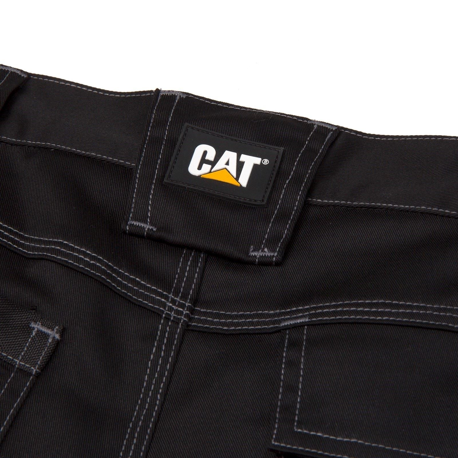 Caterpillar Essential Knee Pocket Stretch Holster Polyester Men's Black Outdoor Trousers