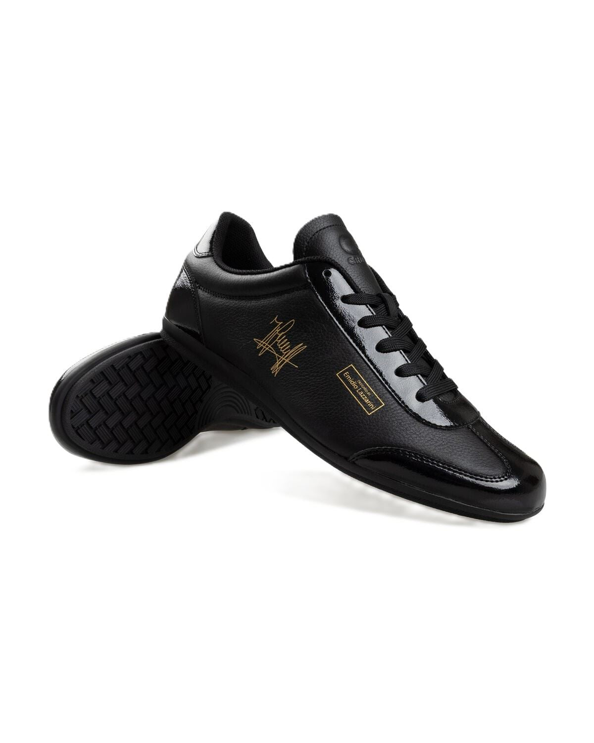 Cruyff Recoupa Leather Men's Black Mono Trainers