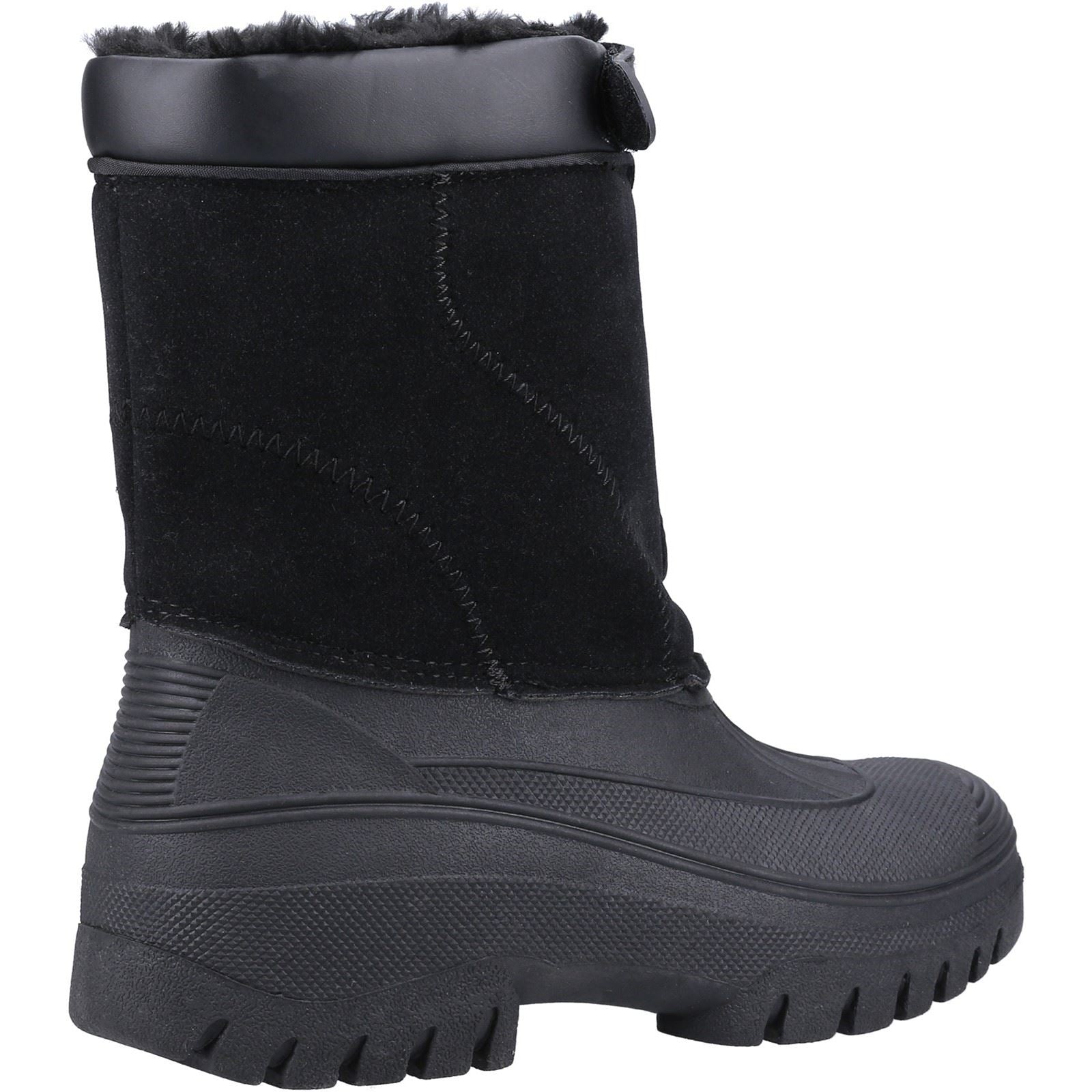 Cotswold Women's Venture Waterproof Winter Boot in Black