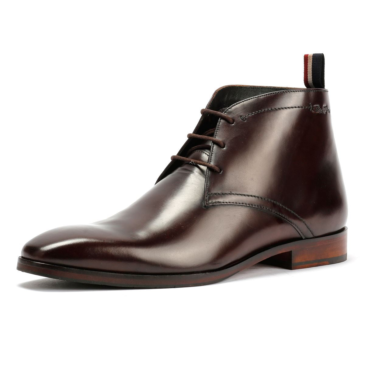 Ben Sherman London Brush Off Leather Men's Brown Boots