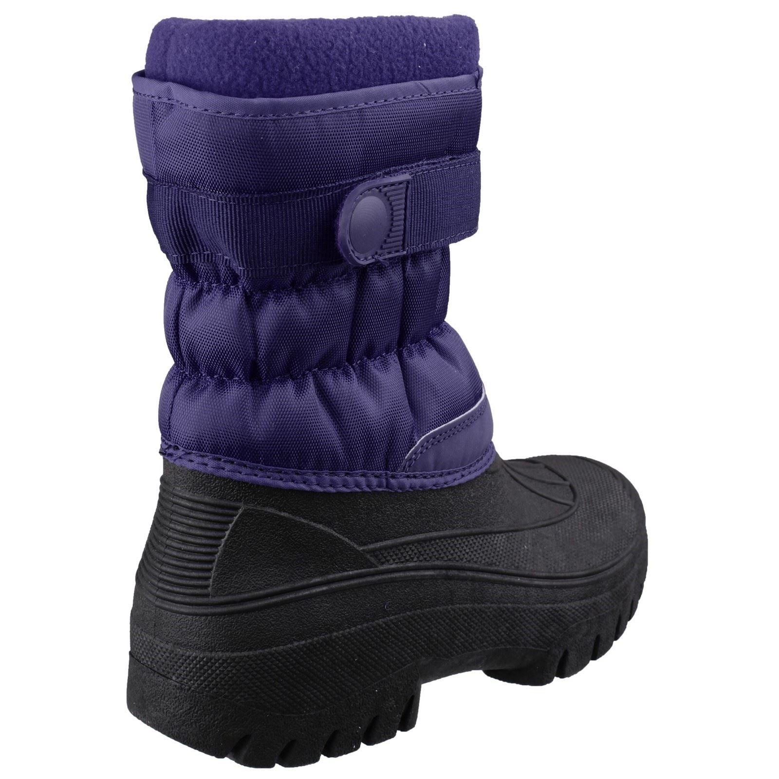 Cotswold Women's Chase Touch Fastening and Zip up Winter Boot in Navy