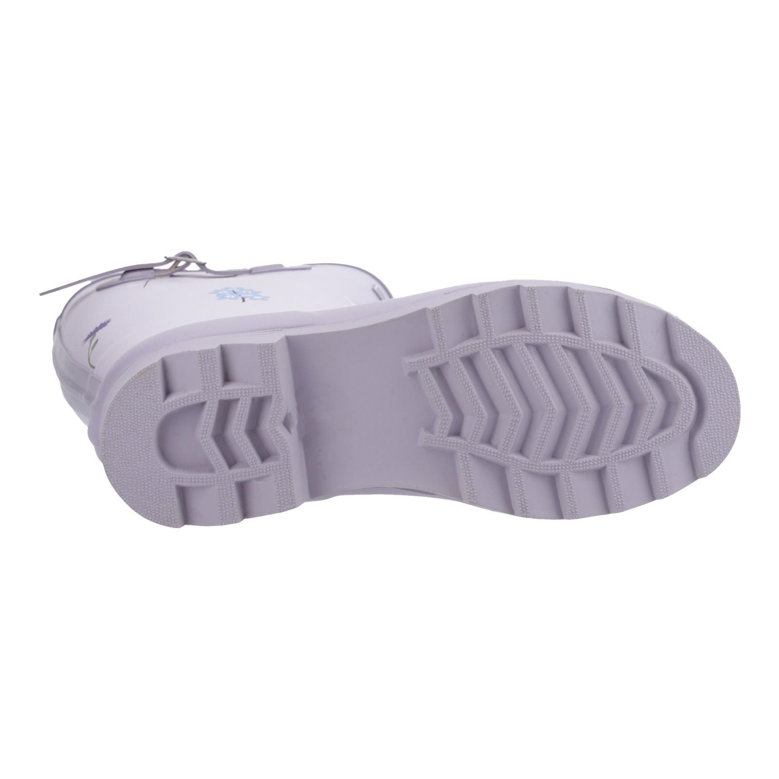 Cotswold Wildflower Tall Rubber Women's Lilac Wellington Boots