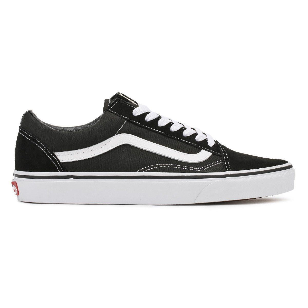 Vans Old Skool Black & White Canvas Unisex Trainers