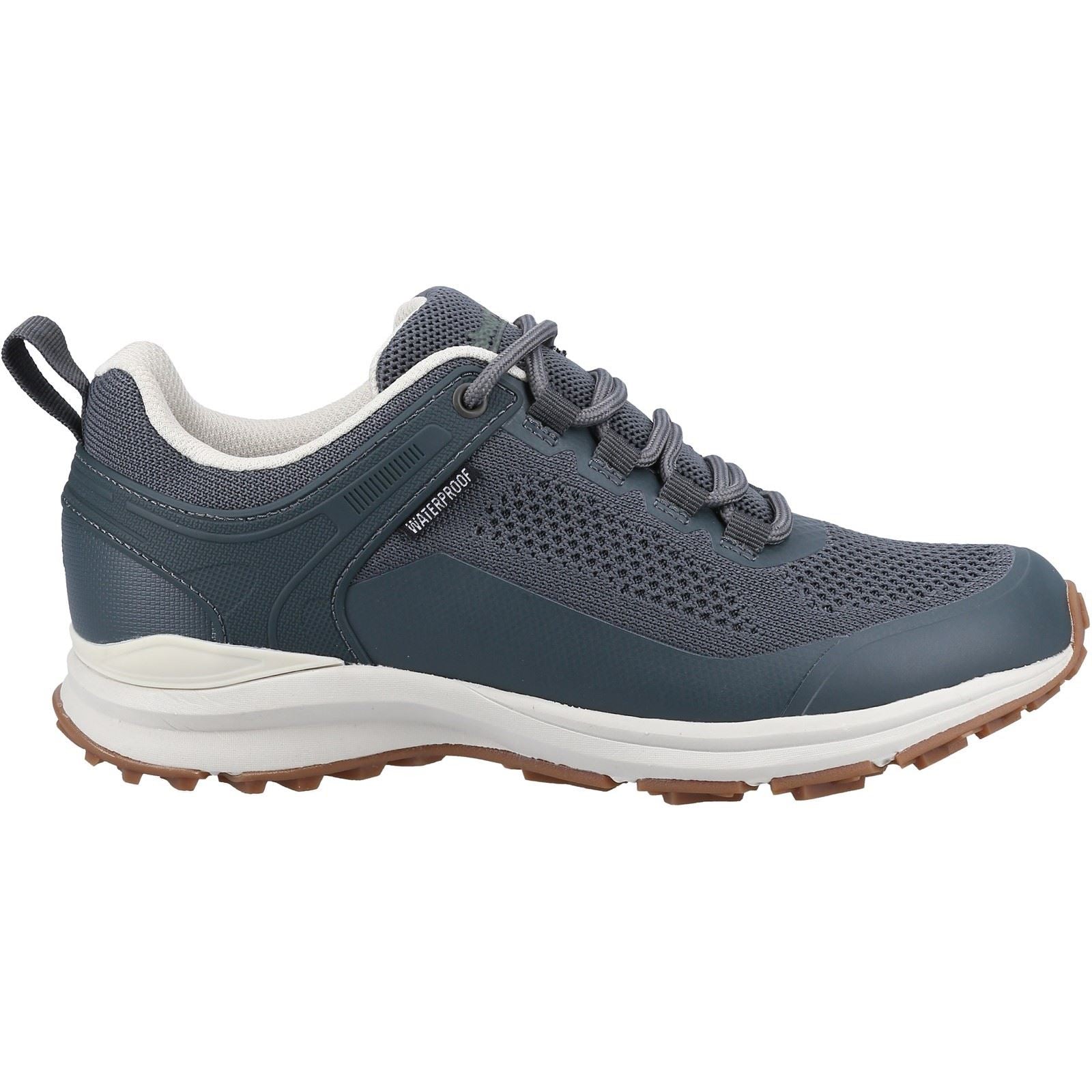 Cotswold Compton Recycled Plastic+Synthetic Pu Women's Grey Trainers