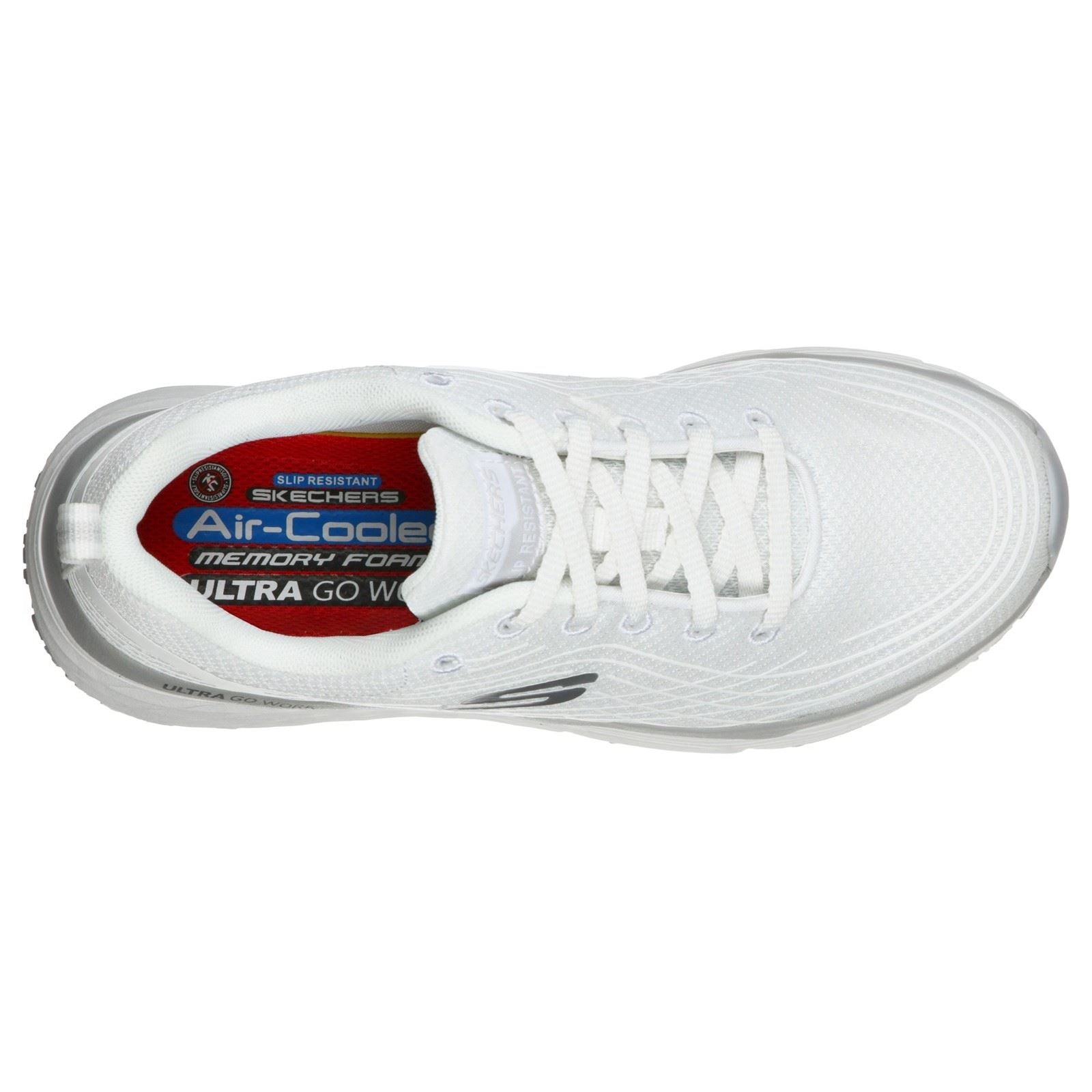 Skechers Workwear Max Cushioning Elite Sr Textile Women's White Safety Trainers