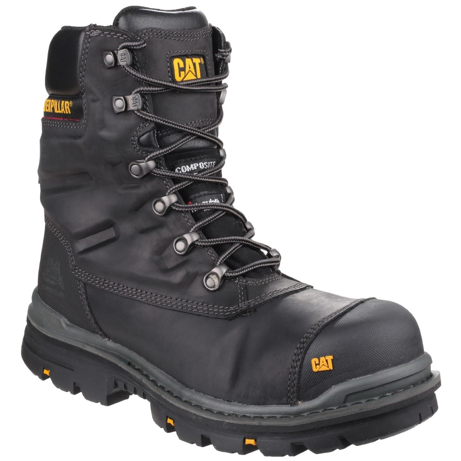Caterpillar Men's Premier Waterproof Safety Boot in Black
