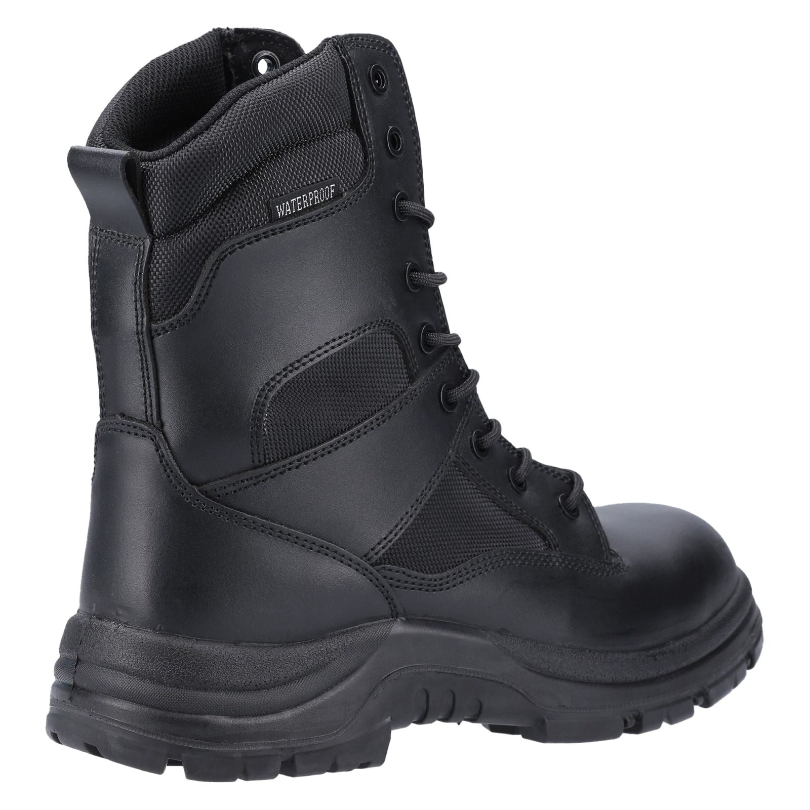 Amblers Safety Combat Hi-Leg Waterproof Metal Free Boot in Black