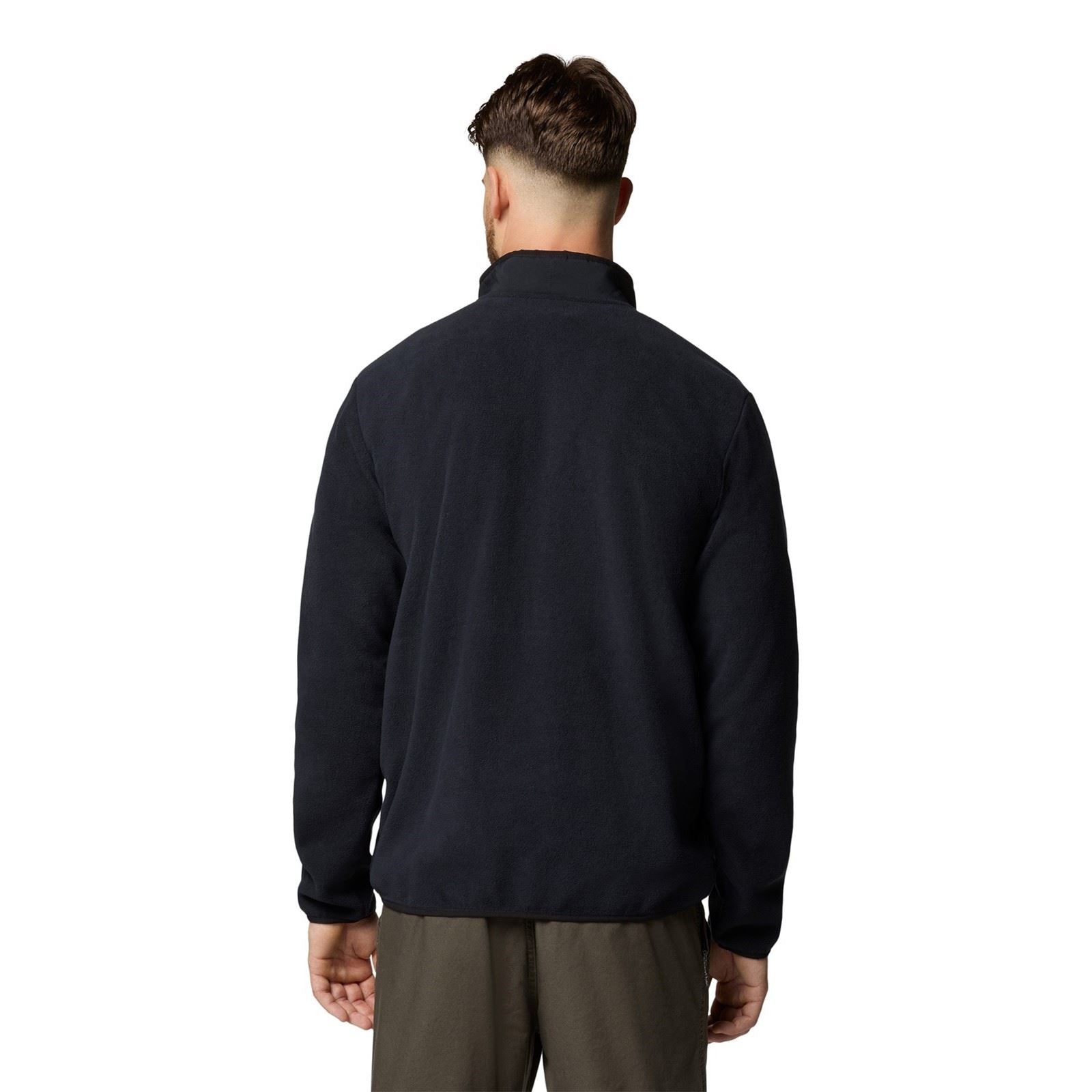 Columbia Sequoia Grove Half Zip Fleece Polyester Men's Black Zip Neck Pullovers