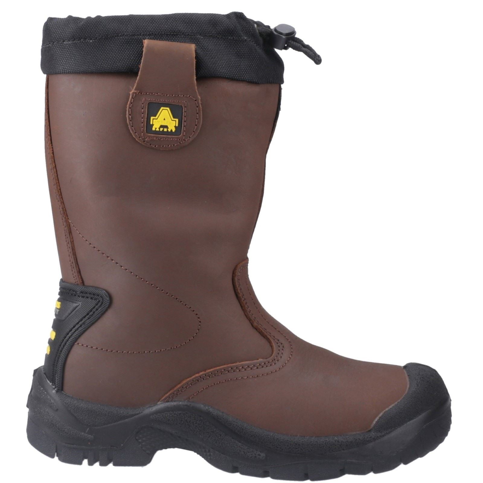 Amblers Safety FS245 Antistatic Pull On Safety Rigger Boot in Brown