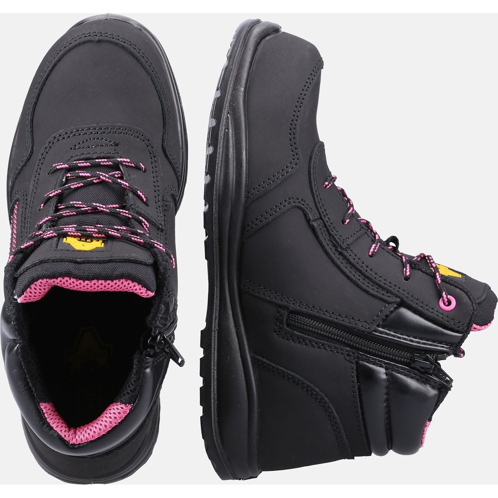 Amblers Safety Women's AS601 Lydia Composite Safety Boot With Side Zip in Black