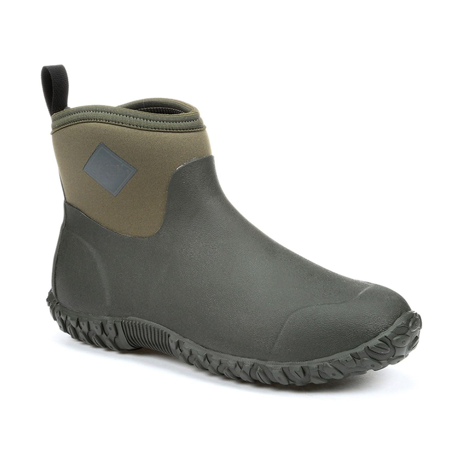Muck Boots Men's Muckster II Ankle All Purpose Lightweight shoe in Black/Moss