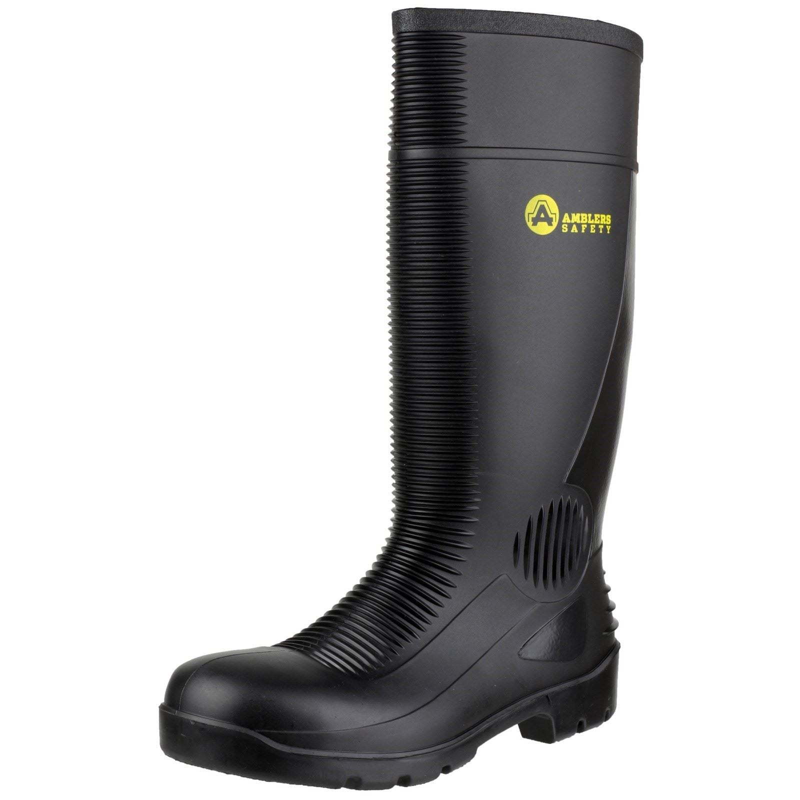 Amblers Safety FS100 Construction Safety Wellington in Black