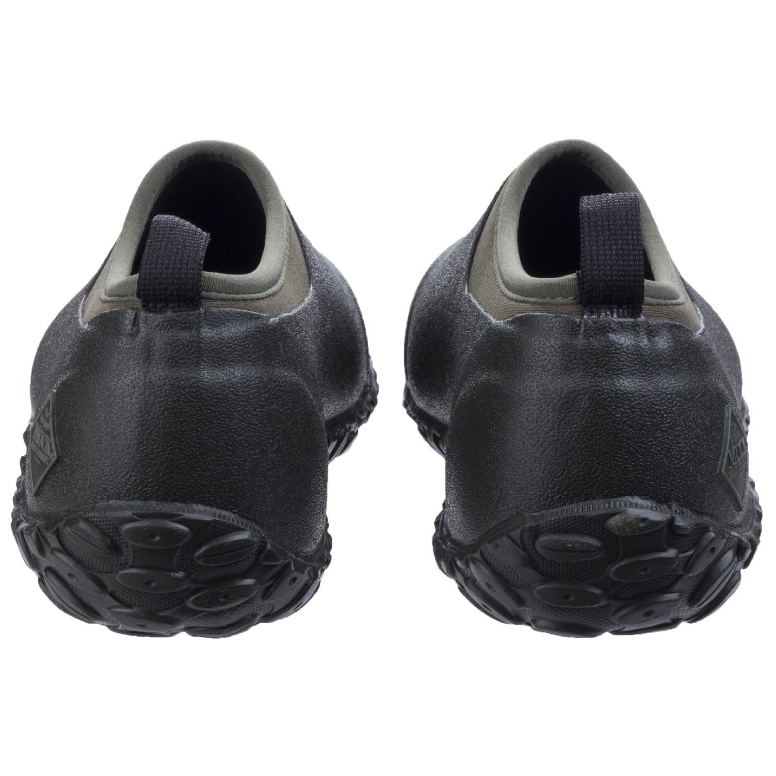 Muck Boots Men's Muckster II Low All Purpose Lightweight Shoe in Black/Moss