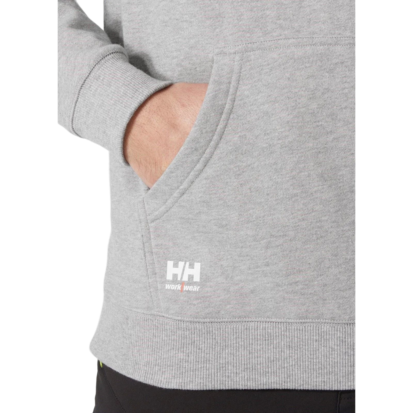 Helly Hansen Workwear Men's Classic Hoodie in Grey Melange