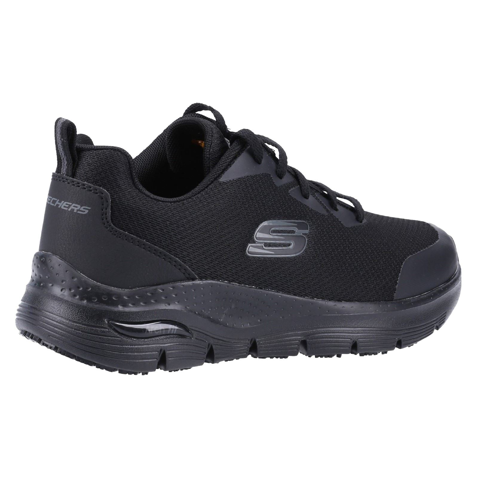 Skechers Workwear Arch Fit Sr Polyester Women's Black Safety Trainers